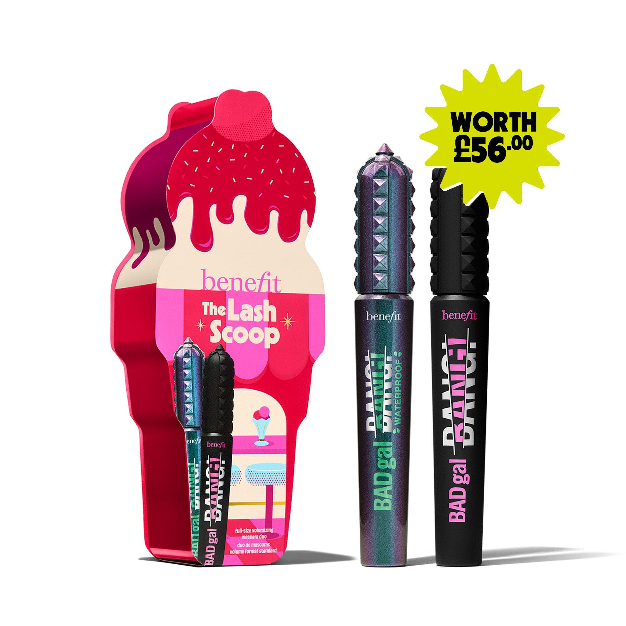Multi - Benefit - The Lash Scoop (worth £56) BADgal BANG! Black & Waterproof Mascara Duo Gift Set - 4