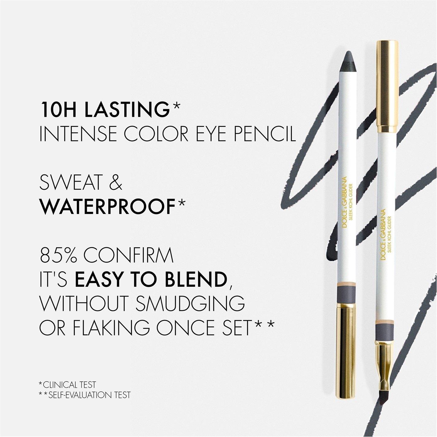 7 JADE GREEN - Dolce and Gabbana - Sleek Kohl Glider 10H Lasting Intense Color Eye Pencil - 5