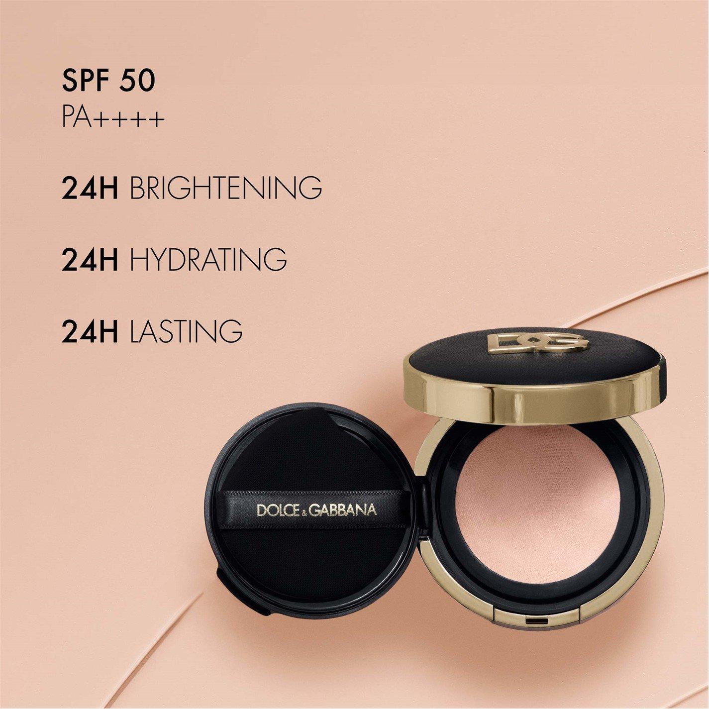  1C - Dolce and Gabbana - Dolce&Gabbana Rose Glow Cushion Brightening & Hydrating Bouncy Foundation SPF50 - 5
