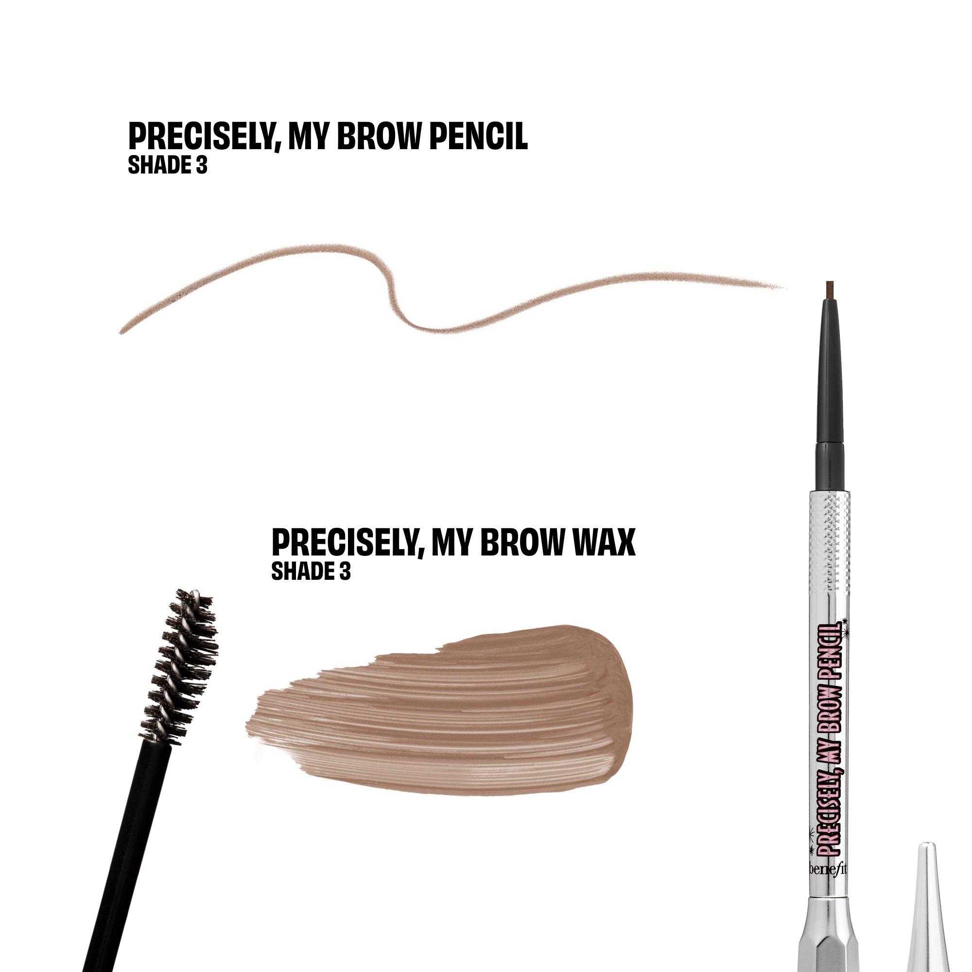 Shade 3 - Benefit - Precisely My Brow Pack - Brow Pencil and Wax Duo Shade 3 - 2