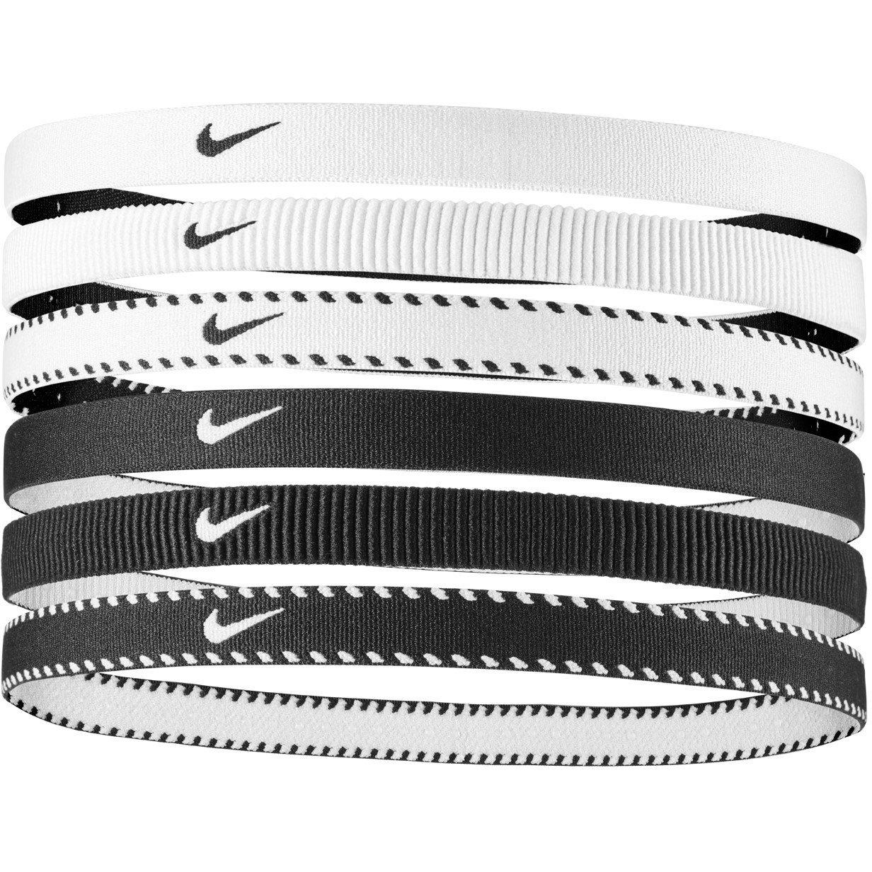 Nike  Flex Headbands (6 Pack) - Black Pack