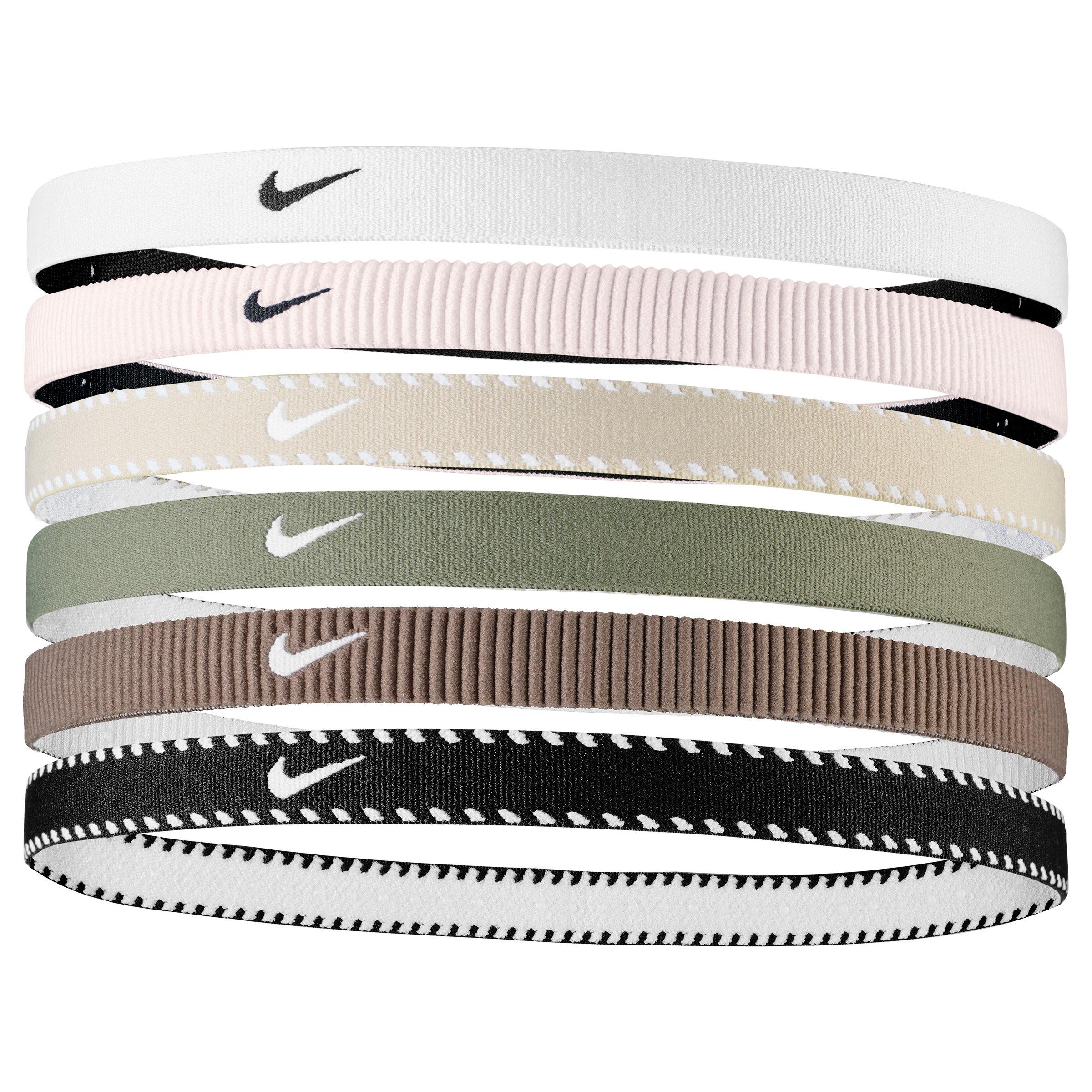 Wht/Army/Black - Nike - Flex Headbands (6 Pack)