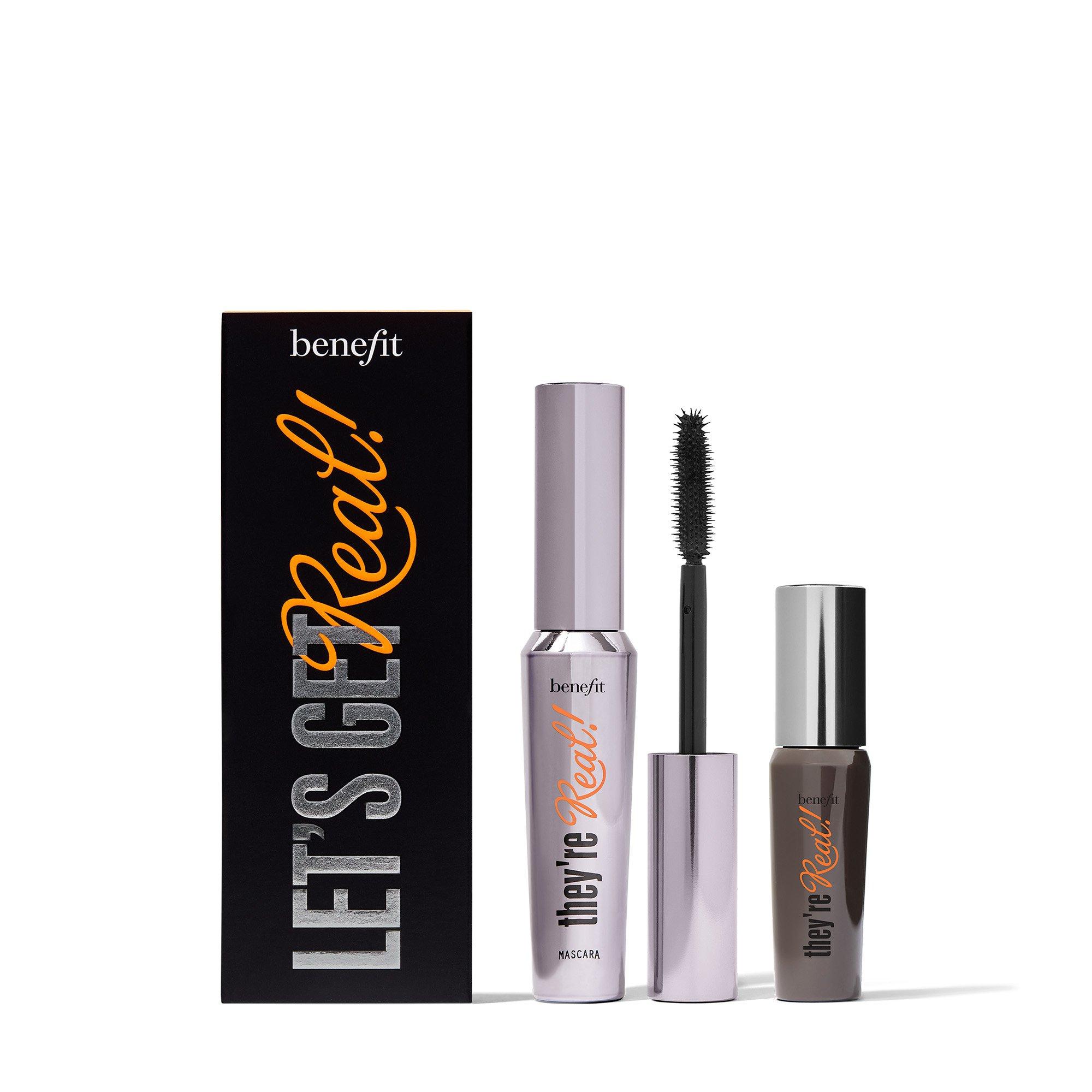 Jet Black - Benefit - Lets Get Real Theyre Real! Full Size and Mini Mascara Duo Worth £42 - 1