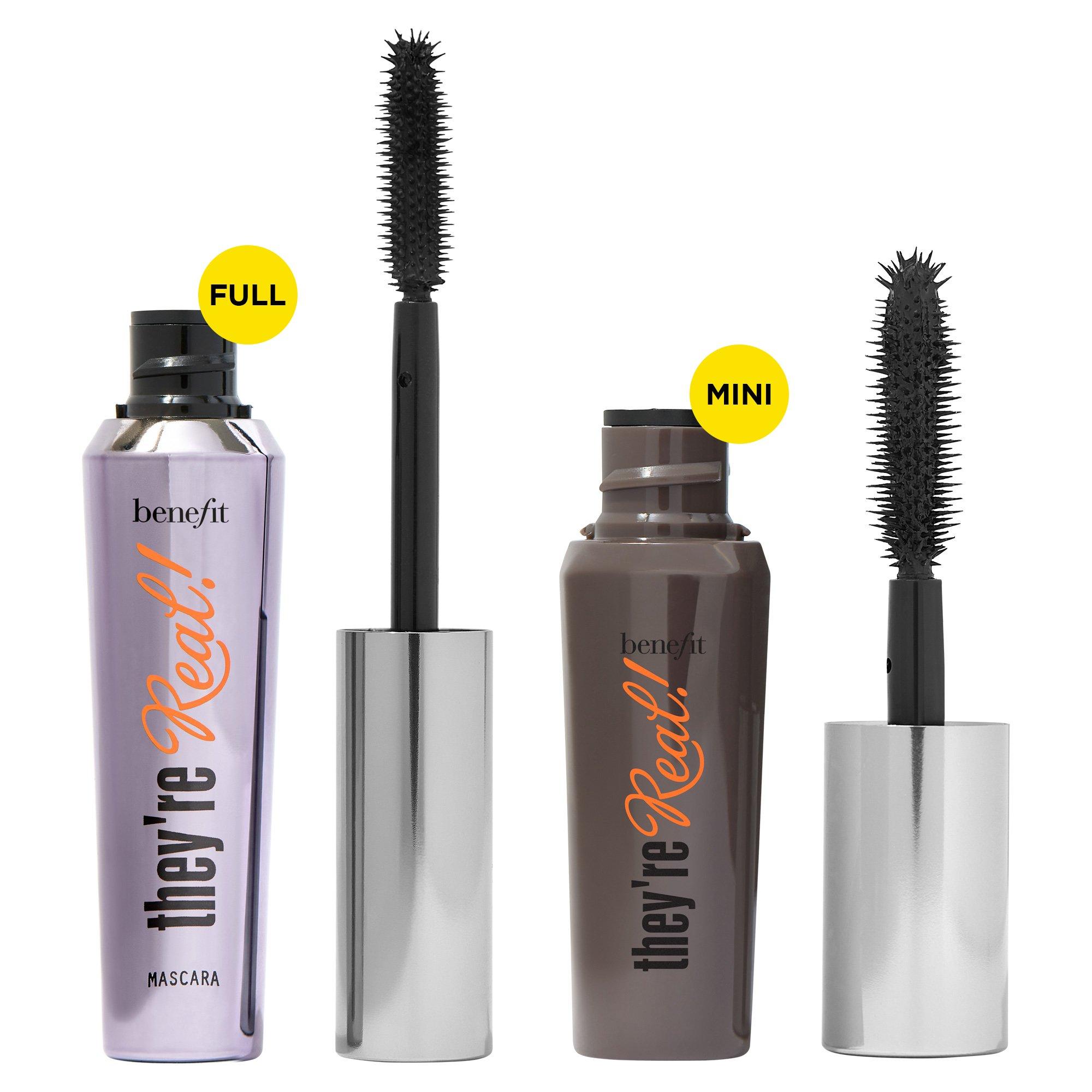 Jet Black - Benefit - Lets Get Real Theyre Real! Full Size and Mini Mascara Duo Worth £42 - 4