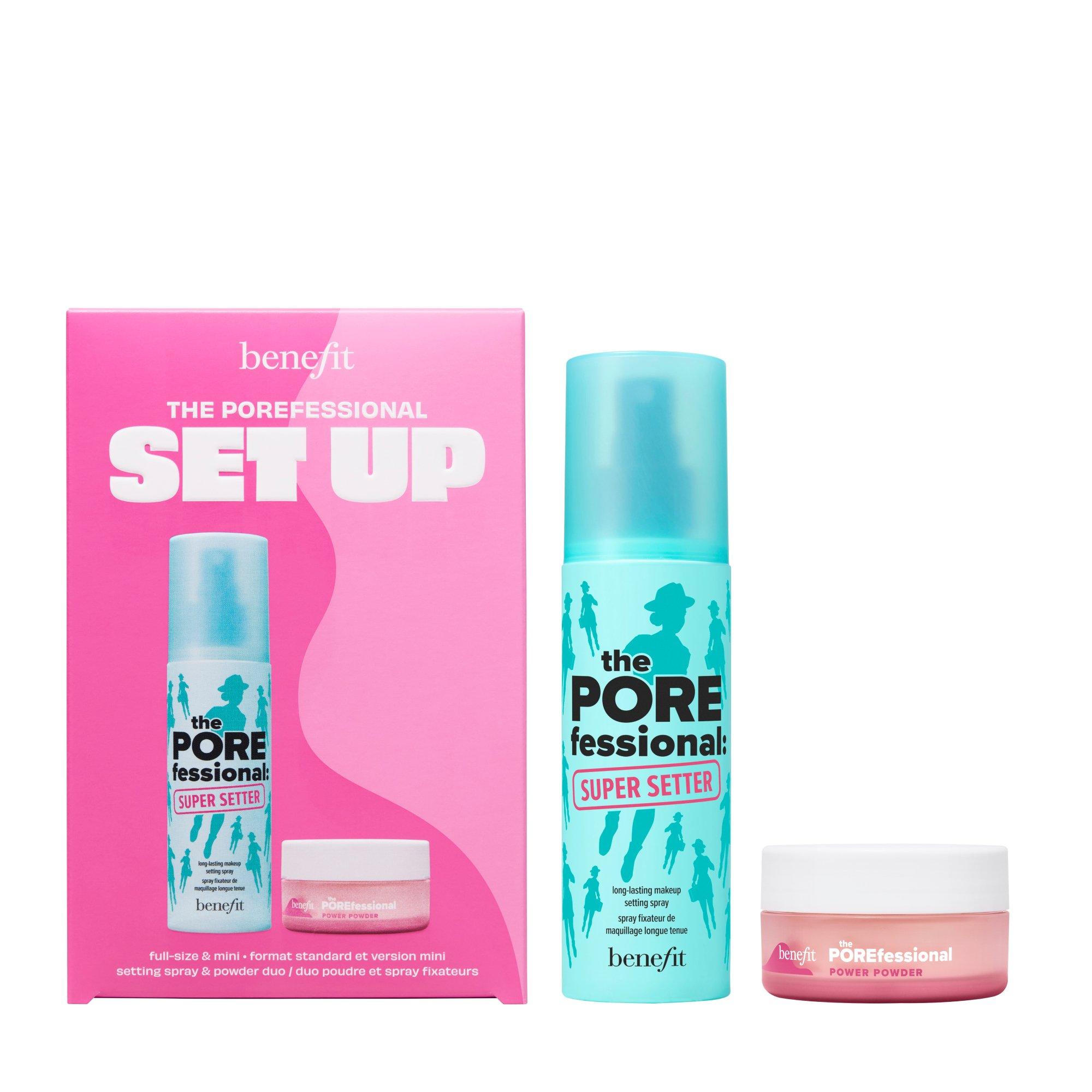 Clear - Benefit - The Porefessional Set Up Setting Spray and Powder Duo Worth £52 - 1