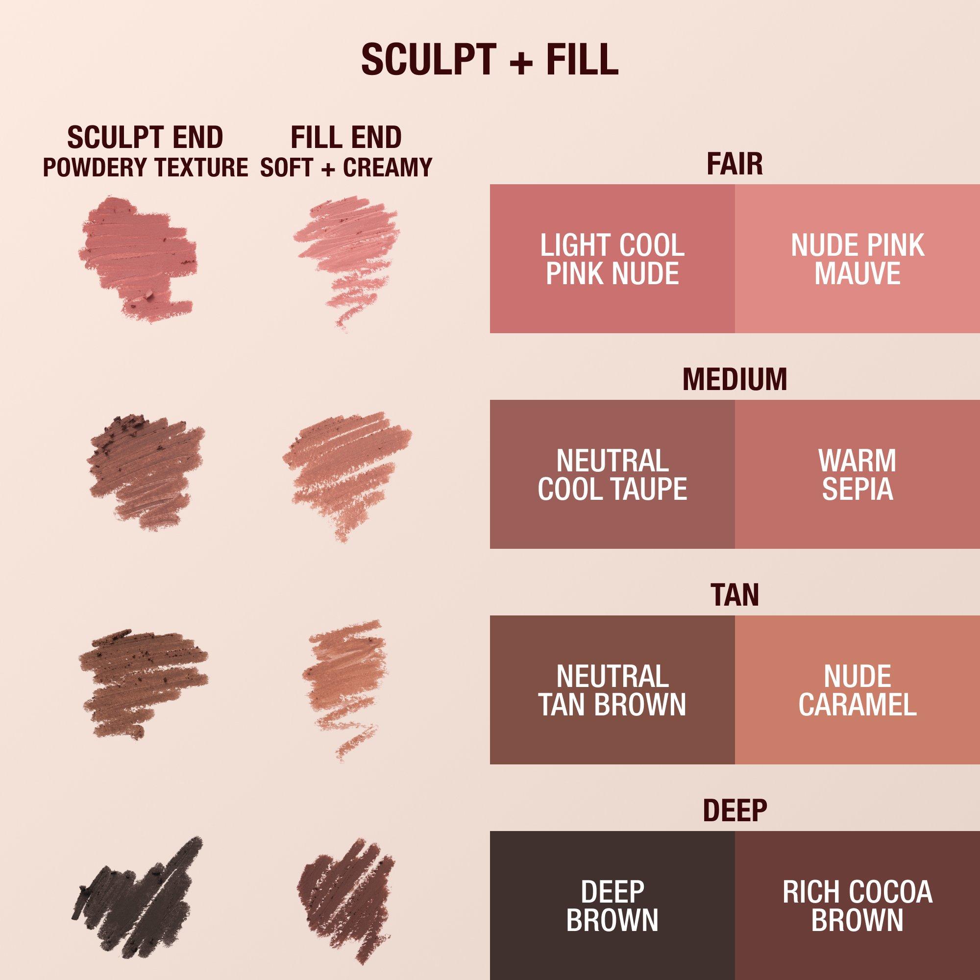 Tan - Charlotte Tilbury - Lip Cheat Contour Duo - 4