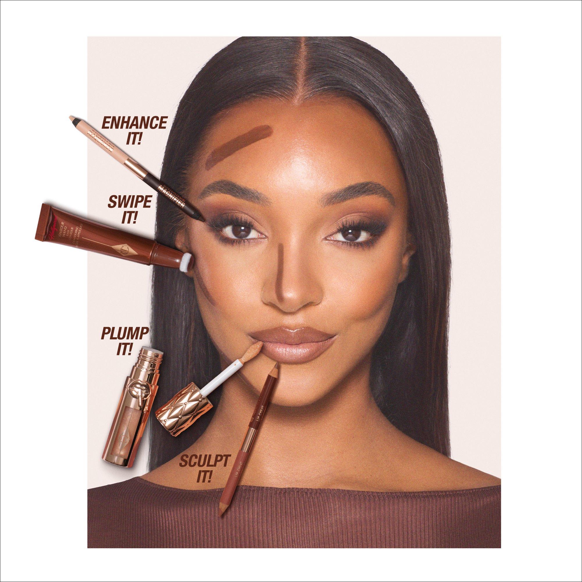 Tan - Charlotte Tilbury - Lip Cheat Contour Duo - 6