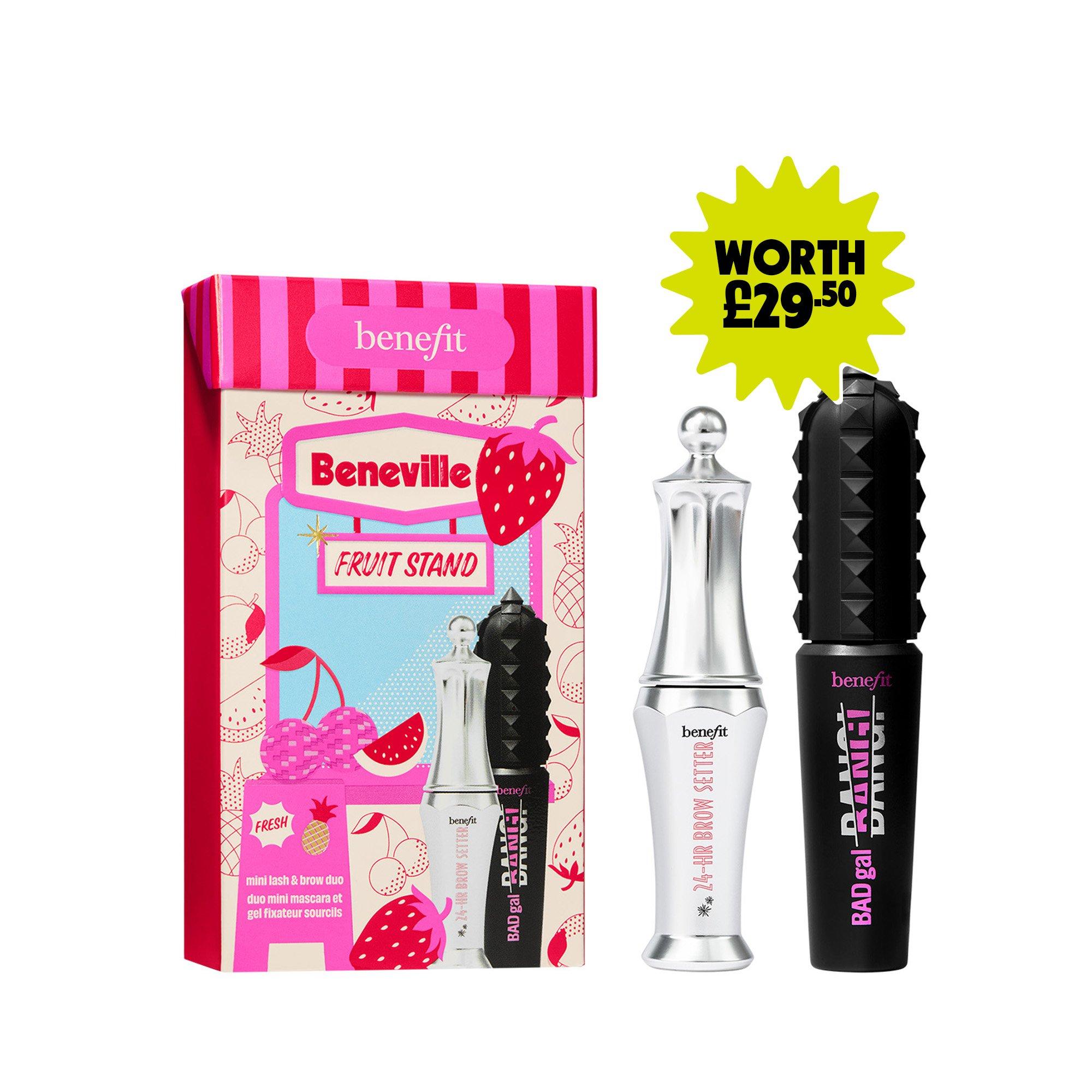 Multi - Benefit - Beneville Fruit Stand (worth £29.50) Mini BADgal BANG! Mascara & 24 Hour Brow Setter Duo - 4