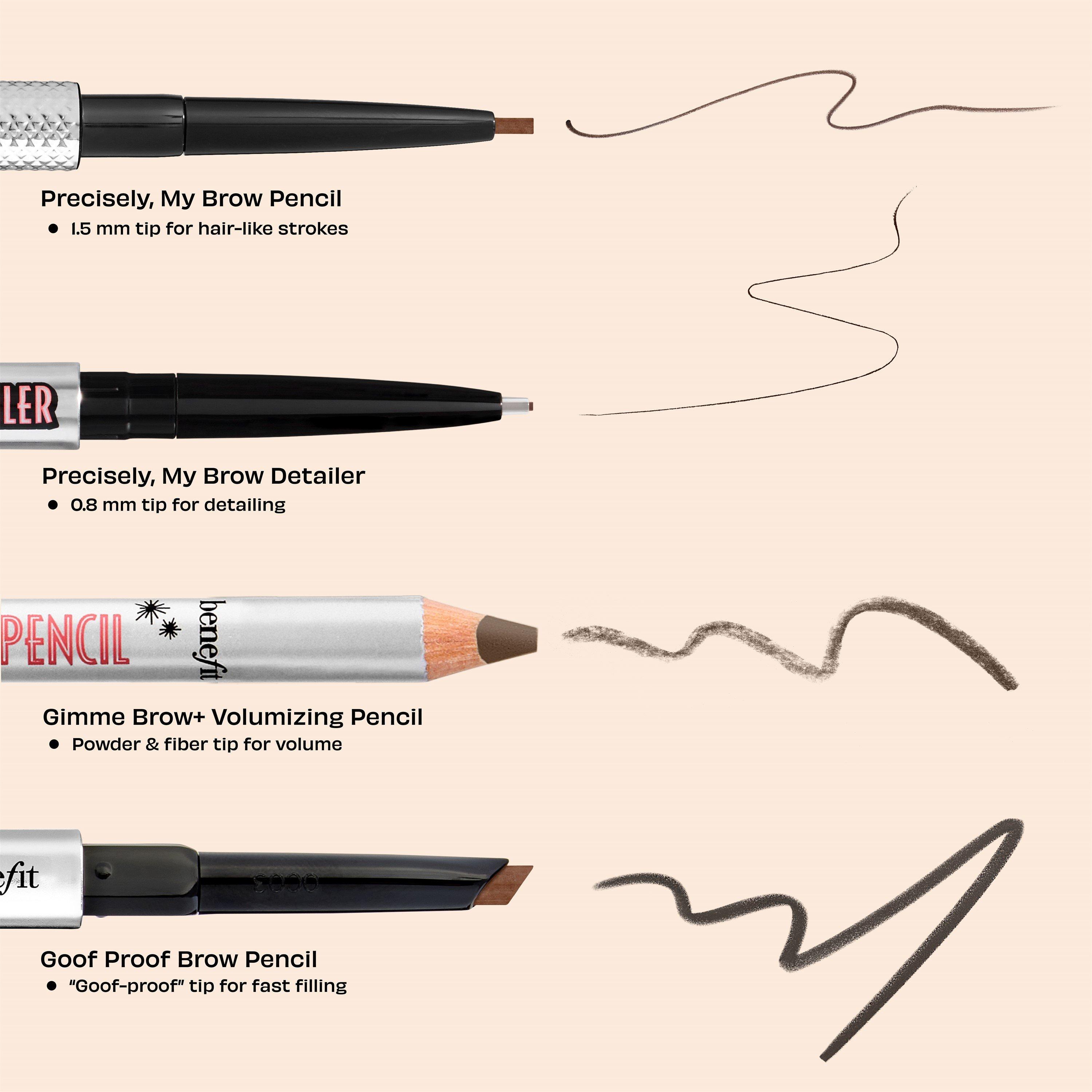 3.75 Brown - Benefit - benefit Precisely My Brow Pencil 1.5mm-Tip Ultra-Fine eyebrow Pencil - 7