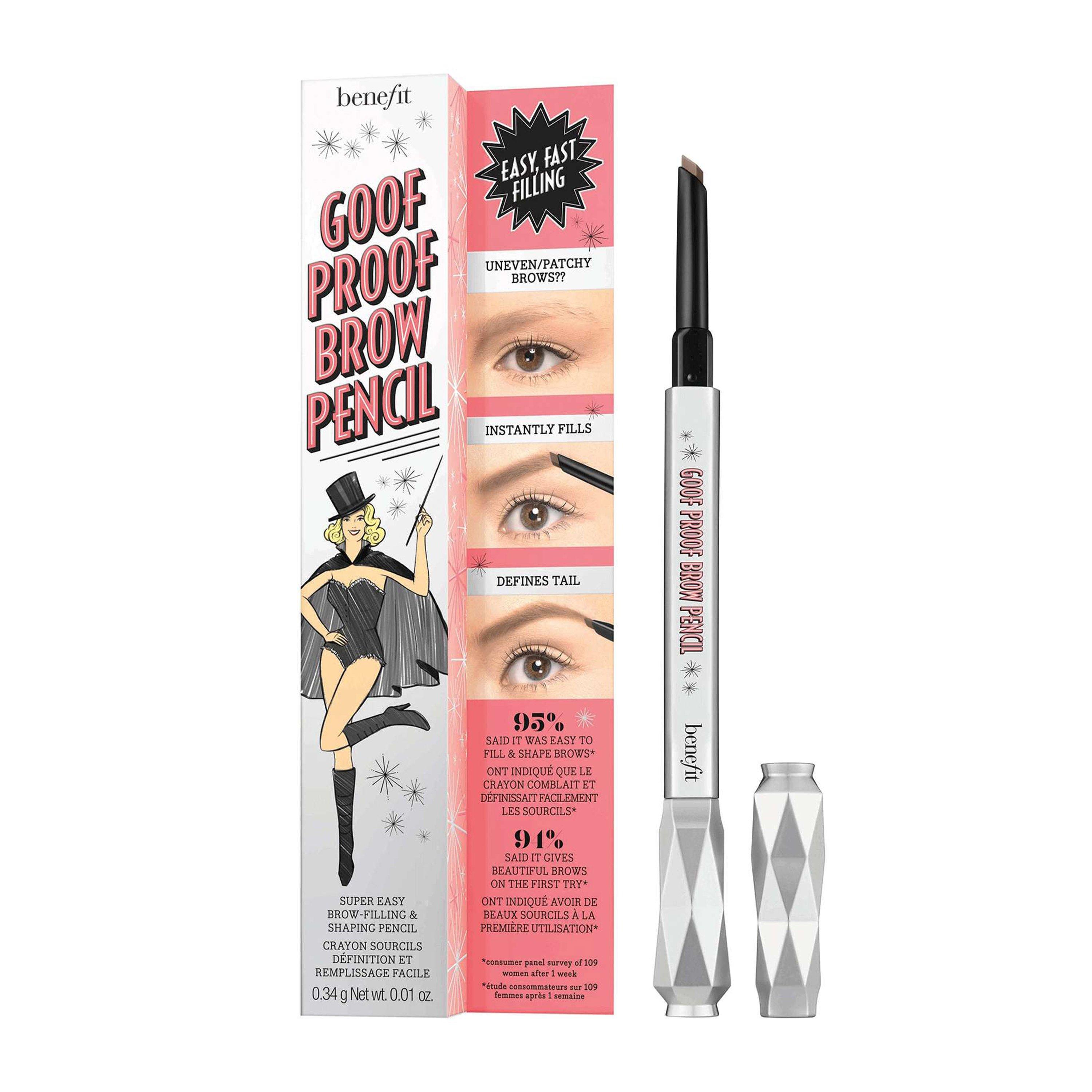 2.5 Brown - Benefit - Goof Proof Brow Pencil - 1