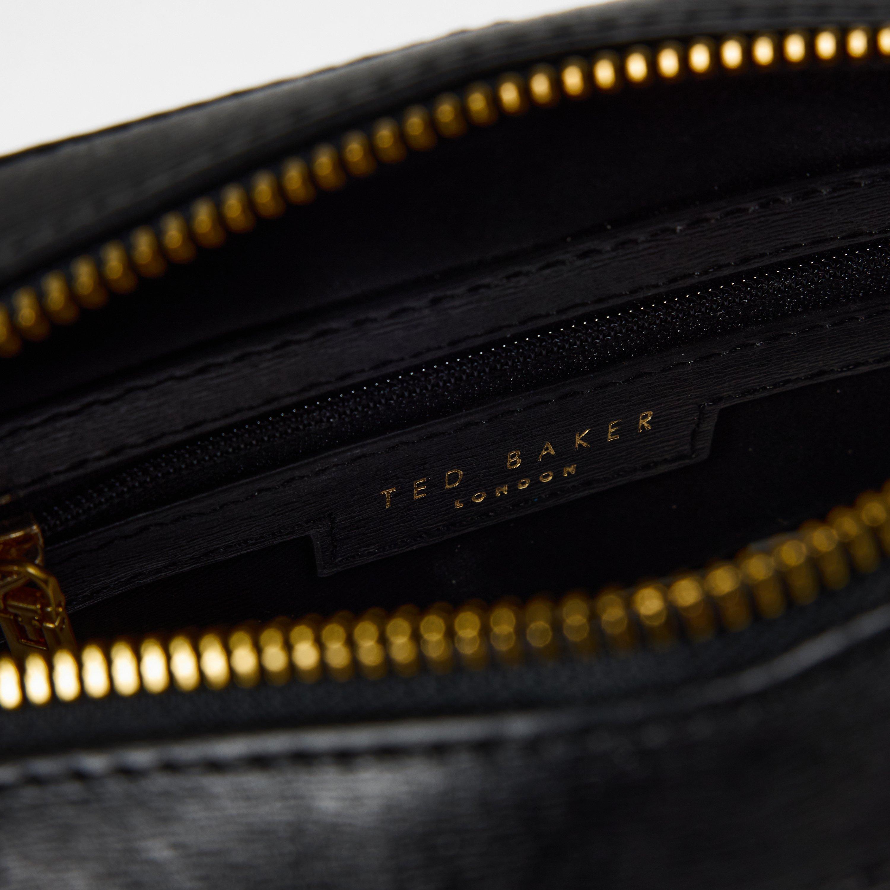 Black - Ted Baker - Women's Leather Crossbody Camera Bag - 4