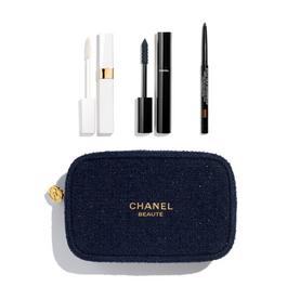 CHANEL THE EXPERT EYE TRIO STYLO YEUX WATERPROOF 20 ESPRESSO LA BASE MASCARA AND LE VOLUME DE CHANEL
