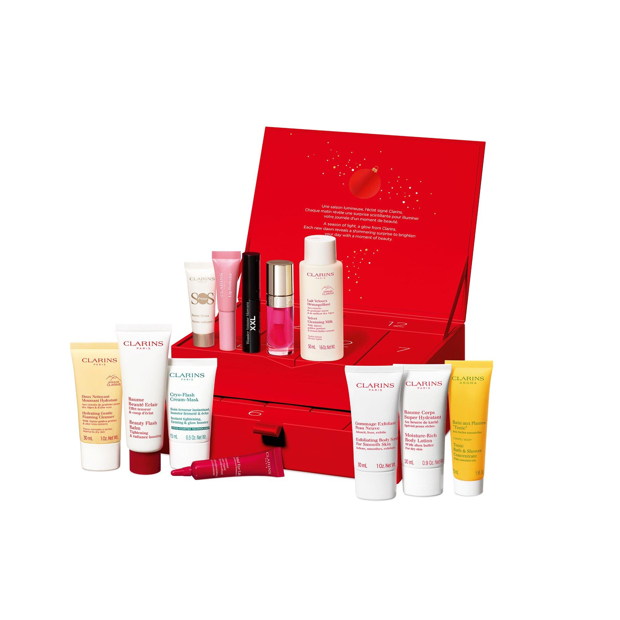 Clarins Women’s 12 Day Advent Calendar (Worth £167) - Clear