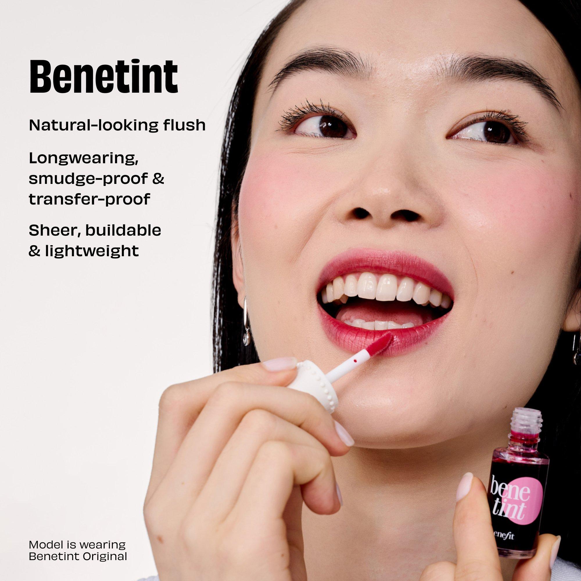 Multi - Benefit - Benefit Rollin with Benetint Cheek & Lip Tint and Limited Edition Lip Oil Duo with Beauty Bag - 5