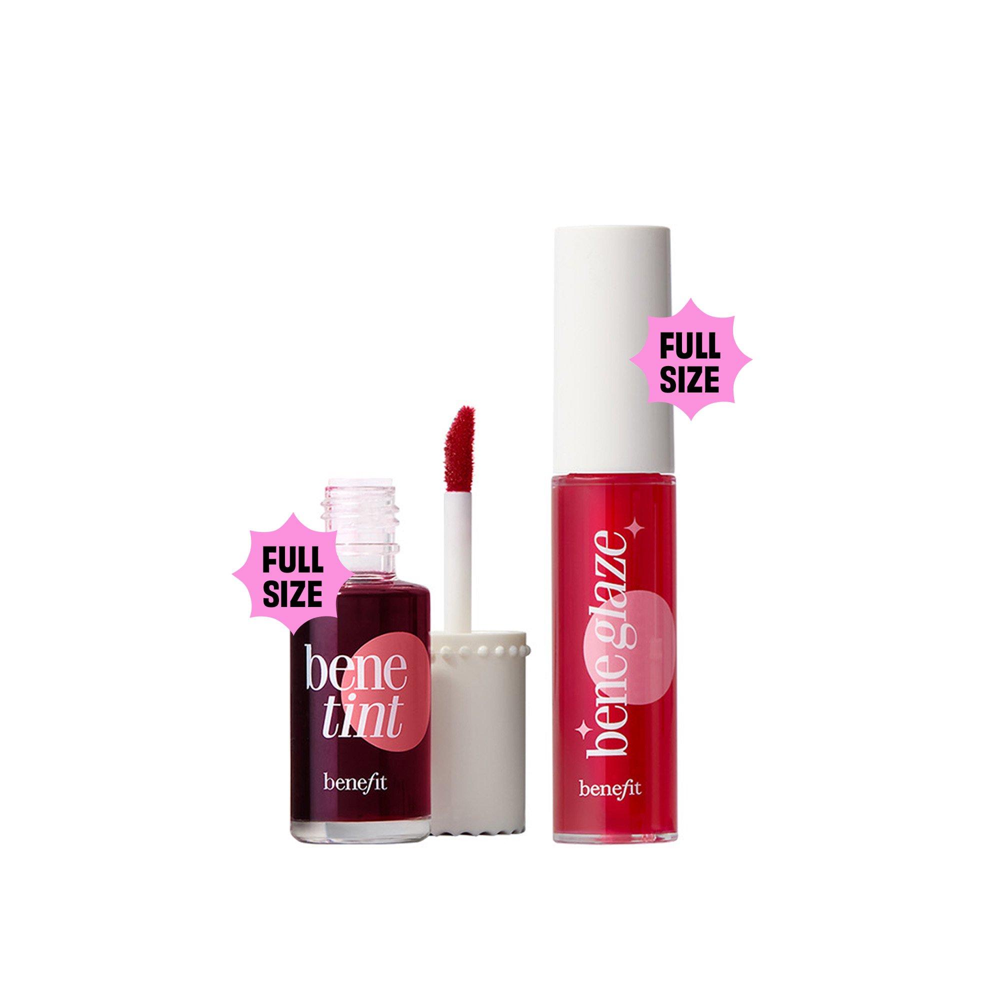Multi - Benefit - Benefit Rollin with Benetint Cheek & Lip Tint and Limited Edition Lip Oil Duo with Beauty Bag - 7