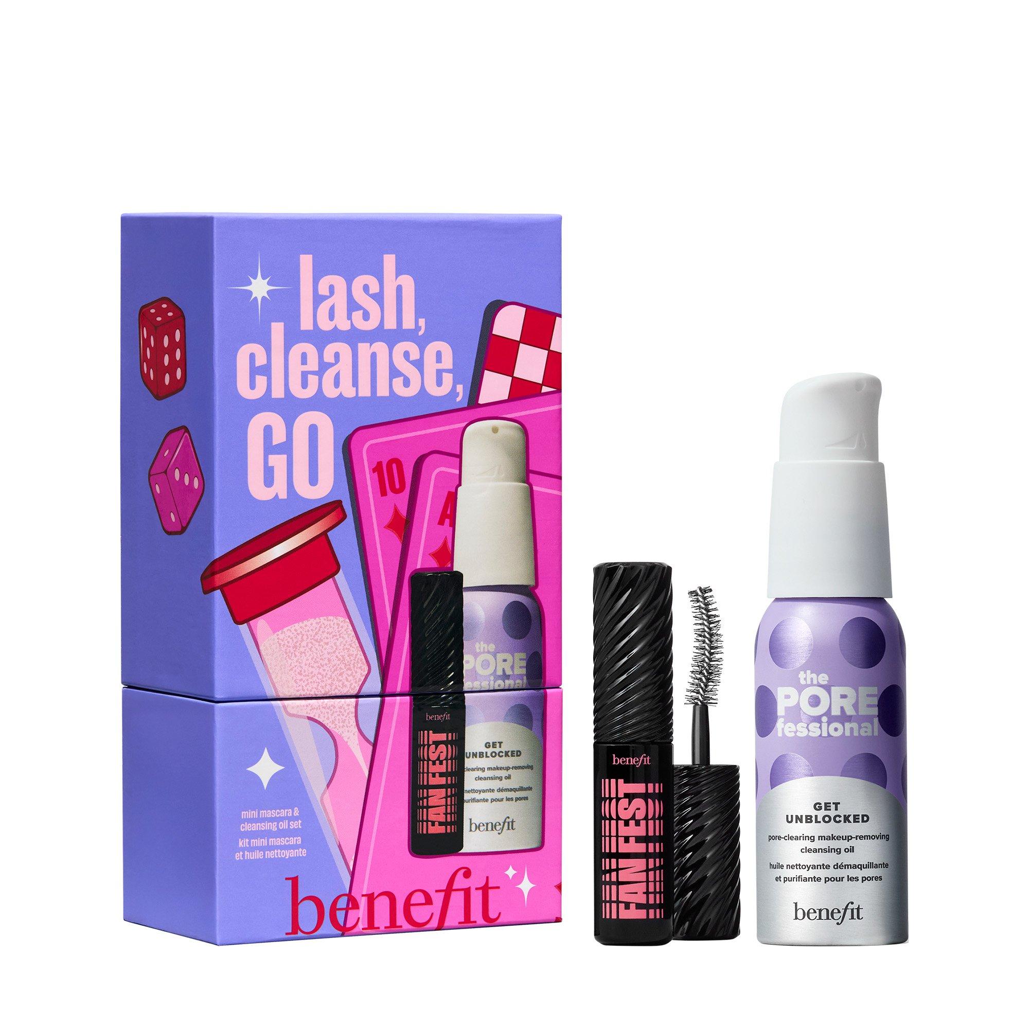 Multi - Benefit - Benefit Lash Cleanse Go Mascara and Oil Cleanser Stocking Filler Worth £31 - 1