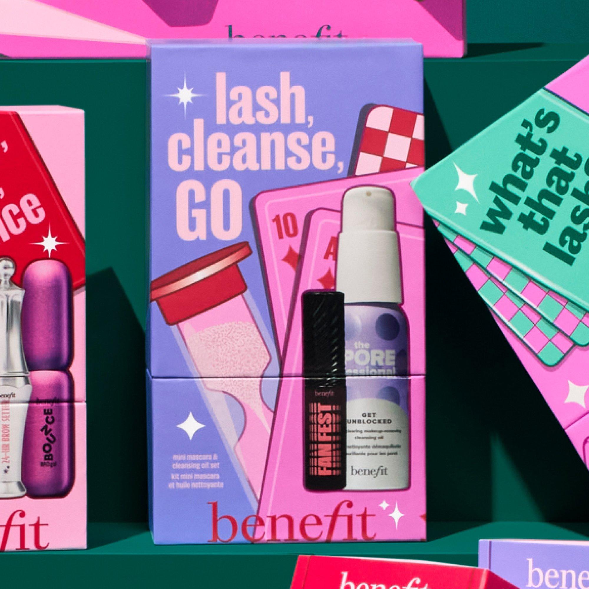Multi - Benefit - Benefit Lash Cleanse Go Mascara and Oil Cleanser Stocking Filler Worth £31 - 9