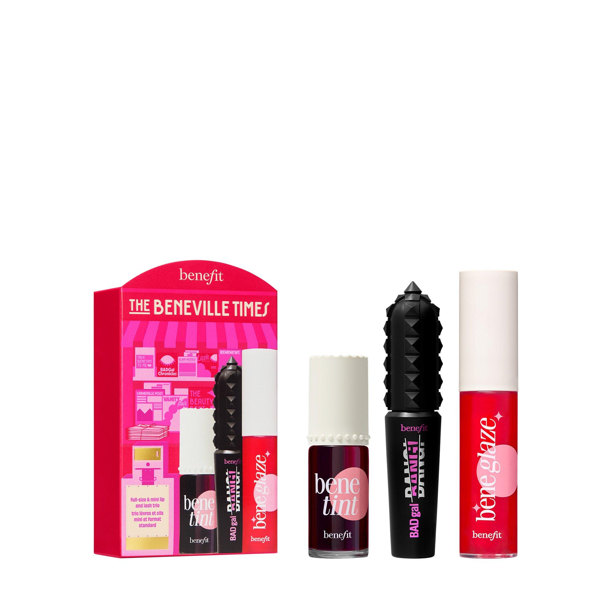 Multi - Benefit - The Beneville Times Limited Edition Beneglaze Lip Gloss Benetint & BADgal BANG! Mascara Gift Set - 1