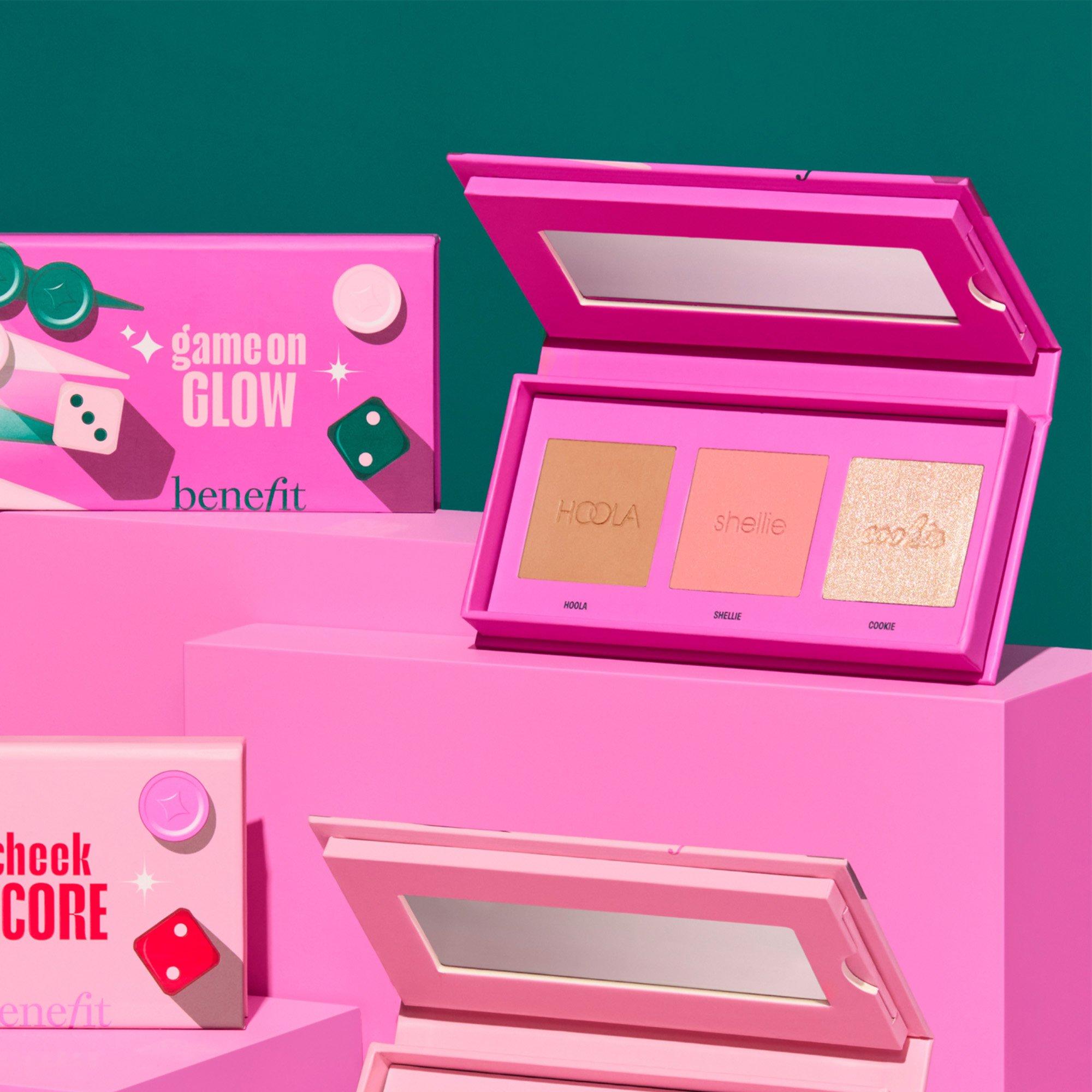 Multi - Benefit - Game On Glow Blush Bronzer and Highlighter Limited Edition Cheek Palette Worth £51 - 8
