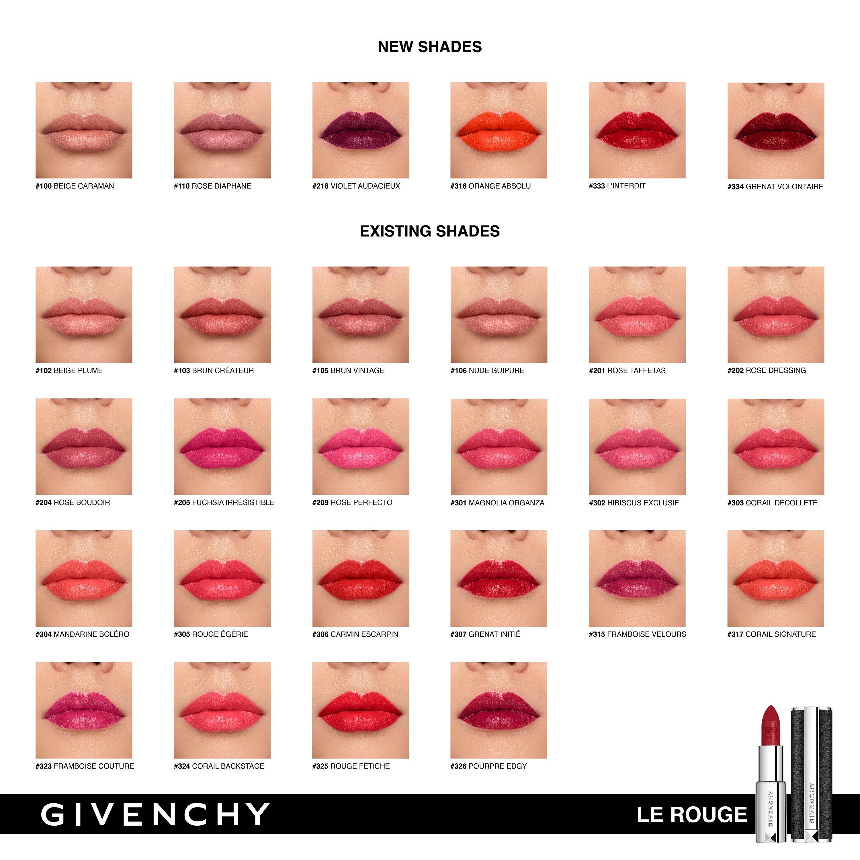  N218 VIOLET AU - GIVENCHY - Givenchy Le Rouge Luminous Matte High Coverage - 4