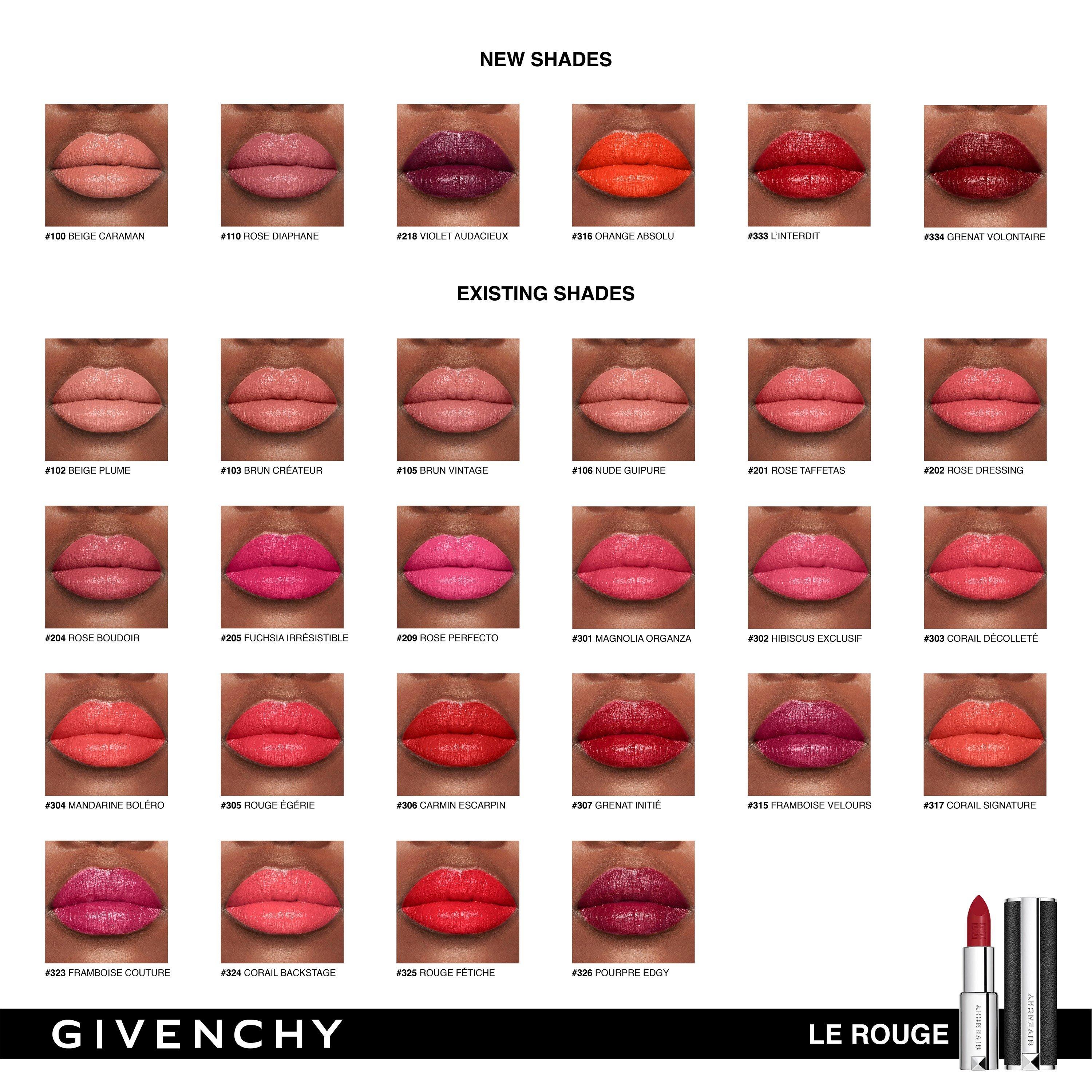  N218 VIOLET AU - GIVENCHY - Givenchy Le Rouge Luminous Matte High Coverage - 5
