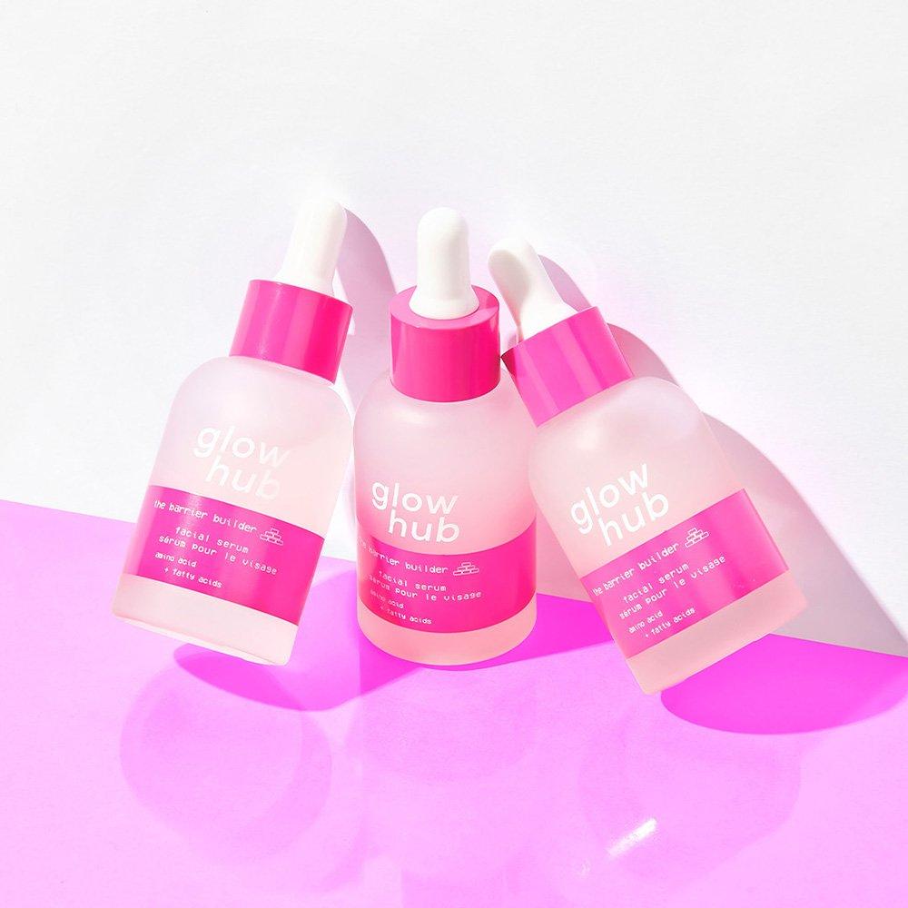 Clear - Glow Hub - Barrier Builder Serum - 2