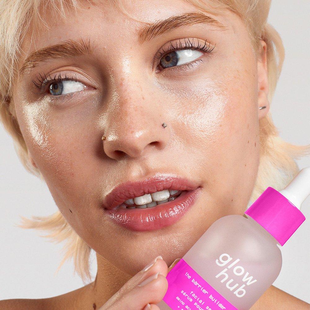 Clear - Glow Hub - Barrier Builder Serum - 4