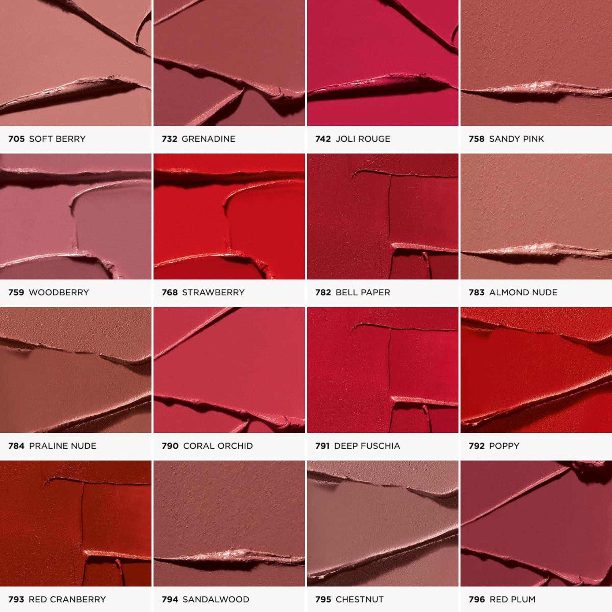 Rouge - Clarins - Joli Rouge Velvet Lipstick Refill - 6