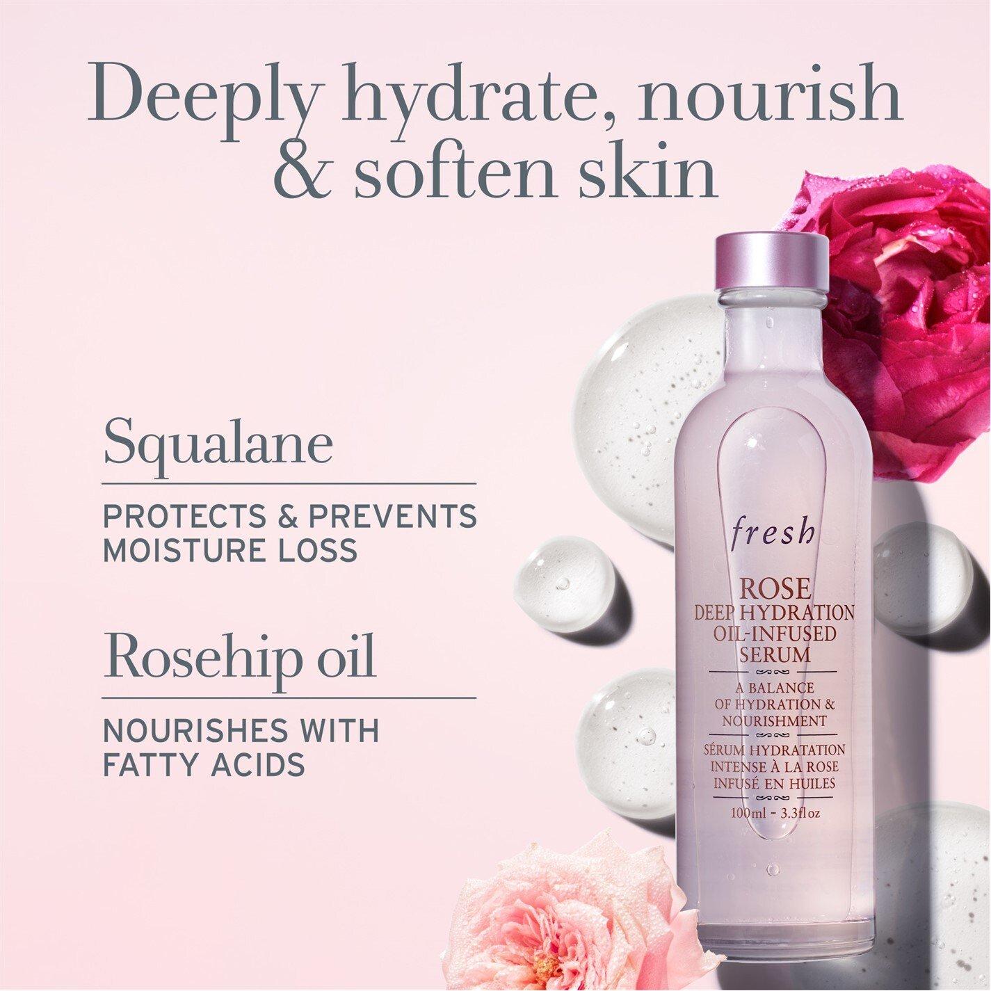 Clear - FRESH - Fresh Rose Deep Hydration Oil-Infused Serum 100ml - 9