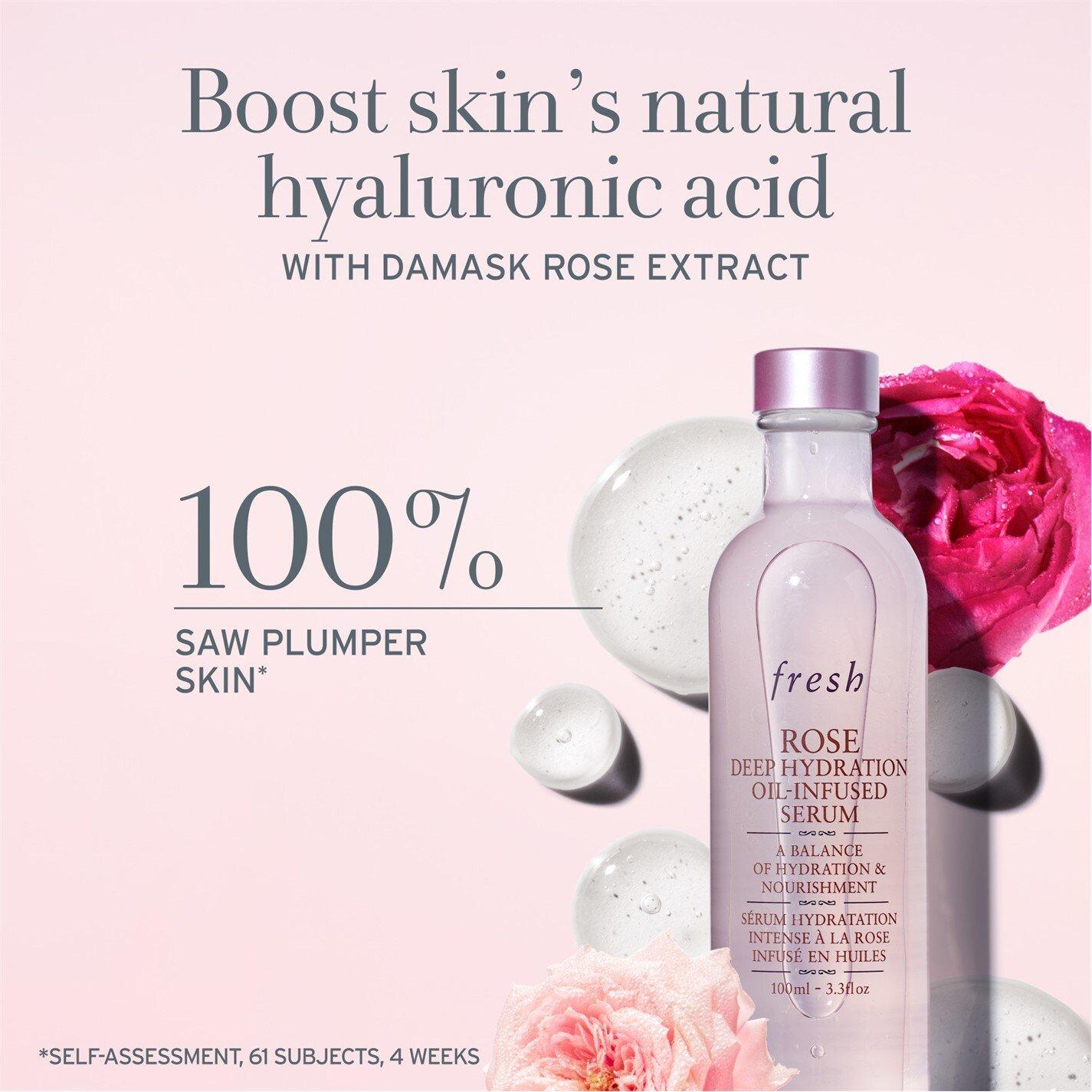 Clear - FRESH - Fresh Rose Deep Hydration Oil-Infused Serum 100ml - 10