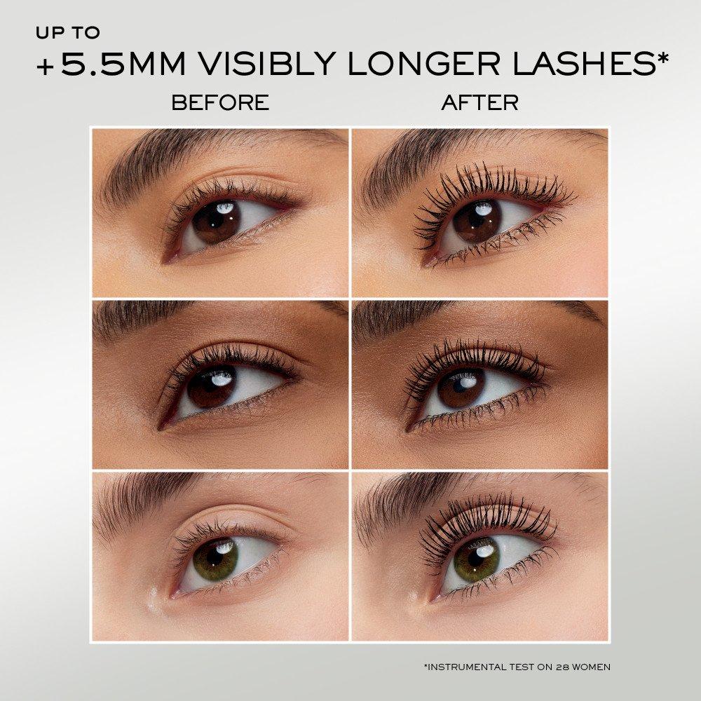 01 Black - Lancome - Lancome Lash Idole Flutter Extension Midi Instant Lengthening Mascara - 4