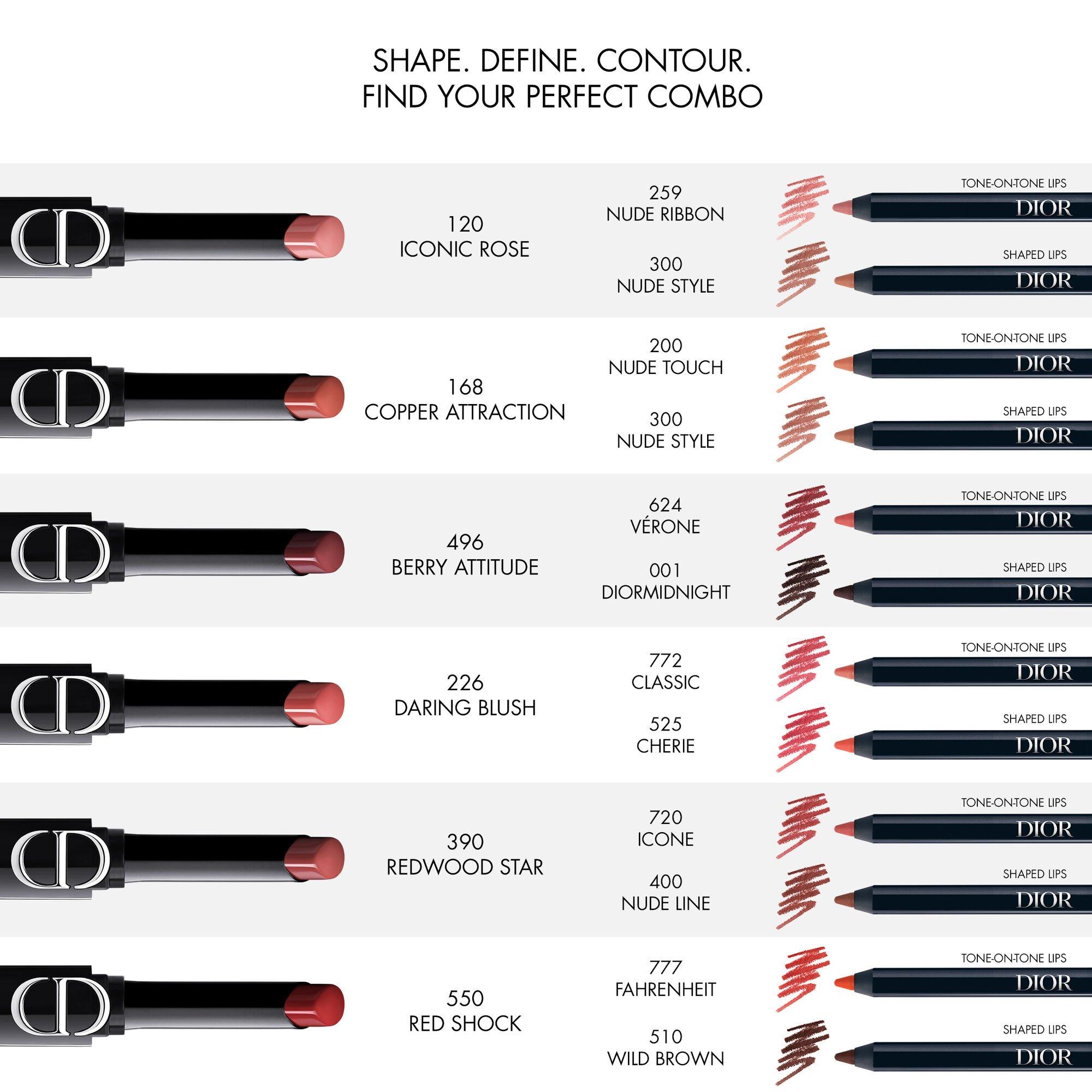 Daring Blush - DIOR - Rouge Dior On Stage Shine Lipstick - 6