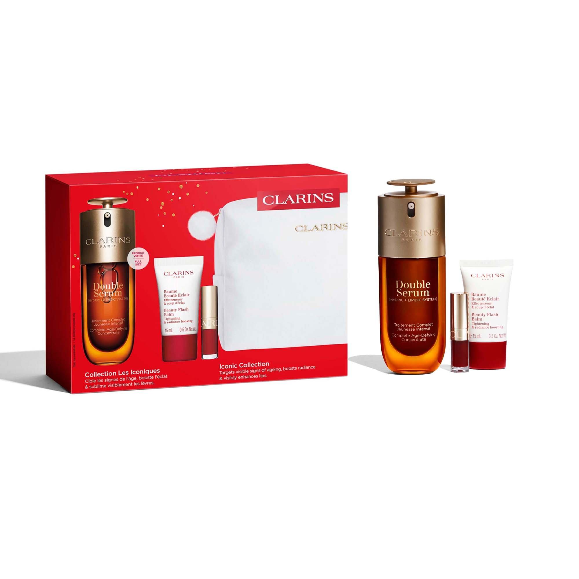 Clear - Clarins - Deluxe Double Serum Collection (Worth £134) - 3