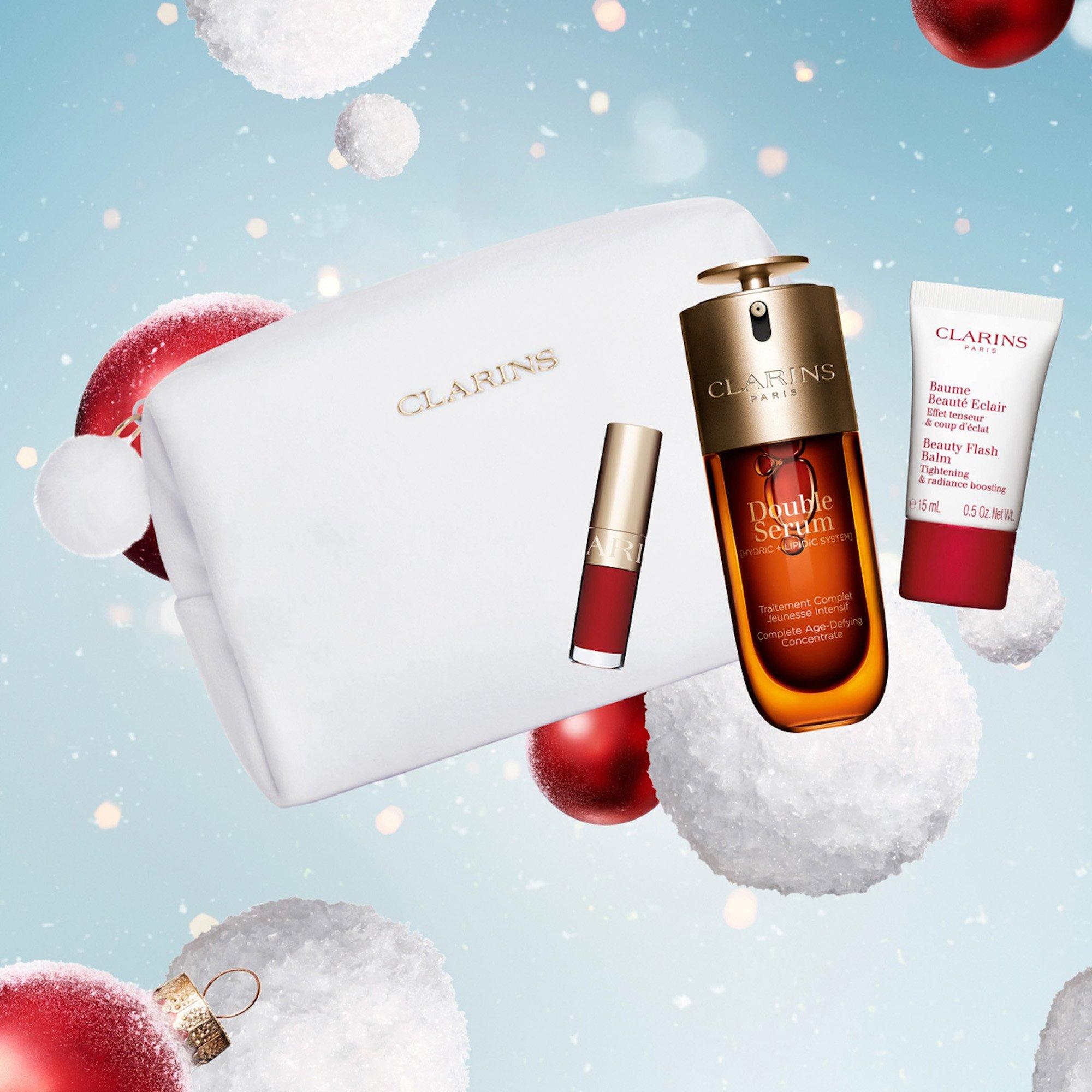 Clear - Clarins - Deluxe Double Serum Collection (Worth £134) - 5