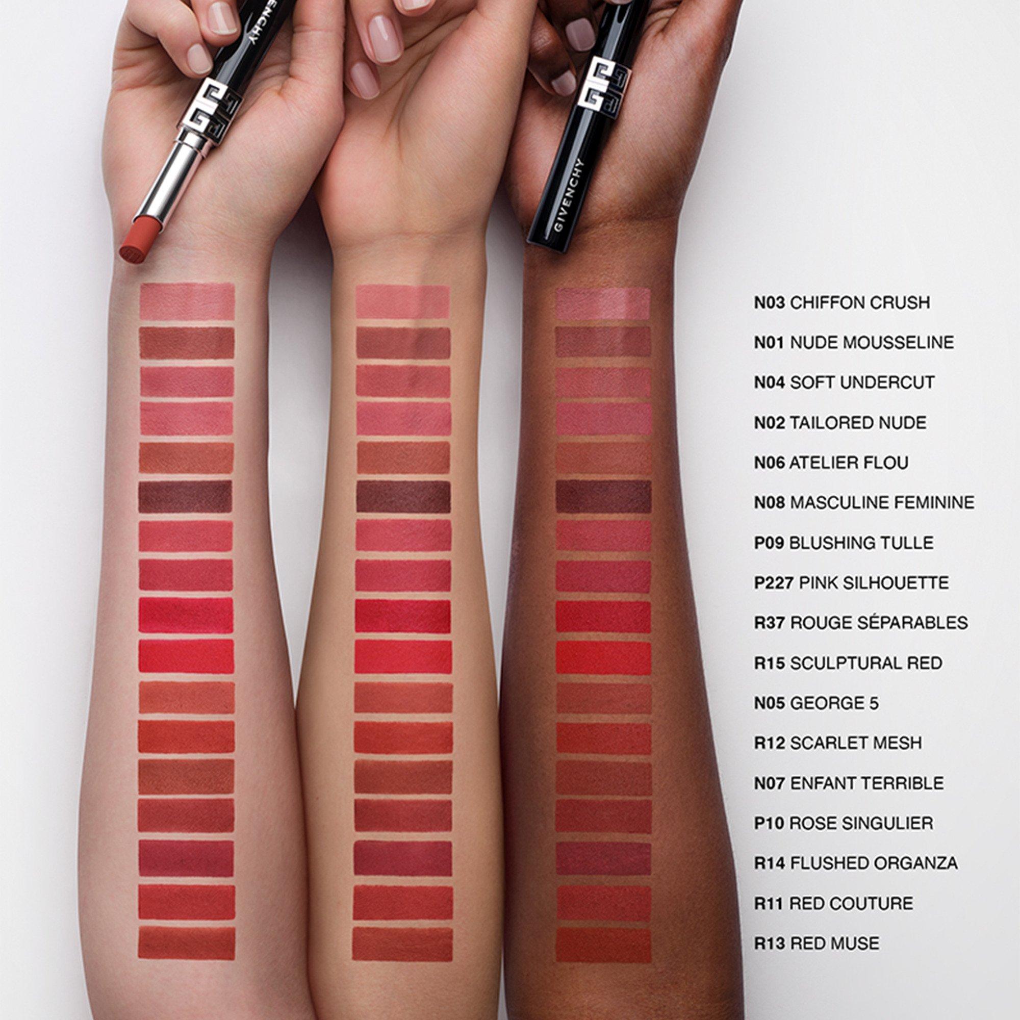 P09 - GIVENCHY - Givenchy Le Rouge Velvet Matte Long-Lasting and Plumping Lipstick - 3
