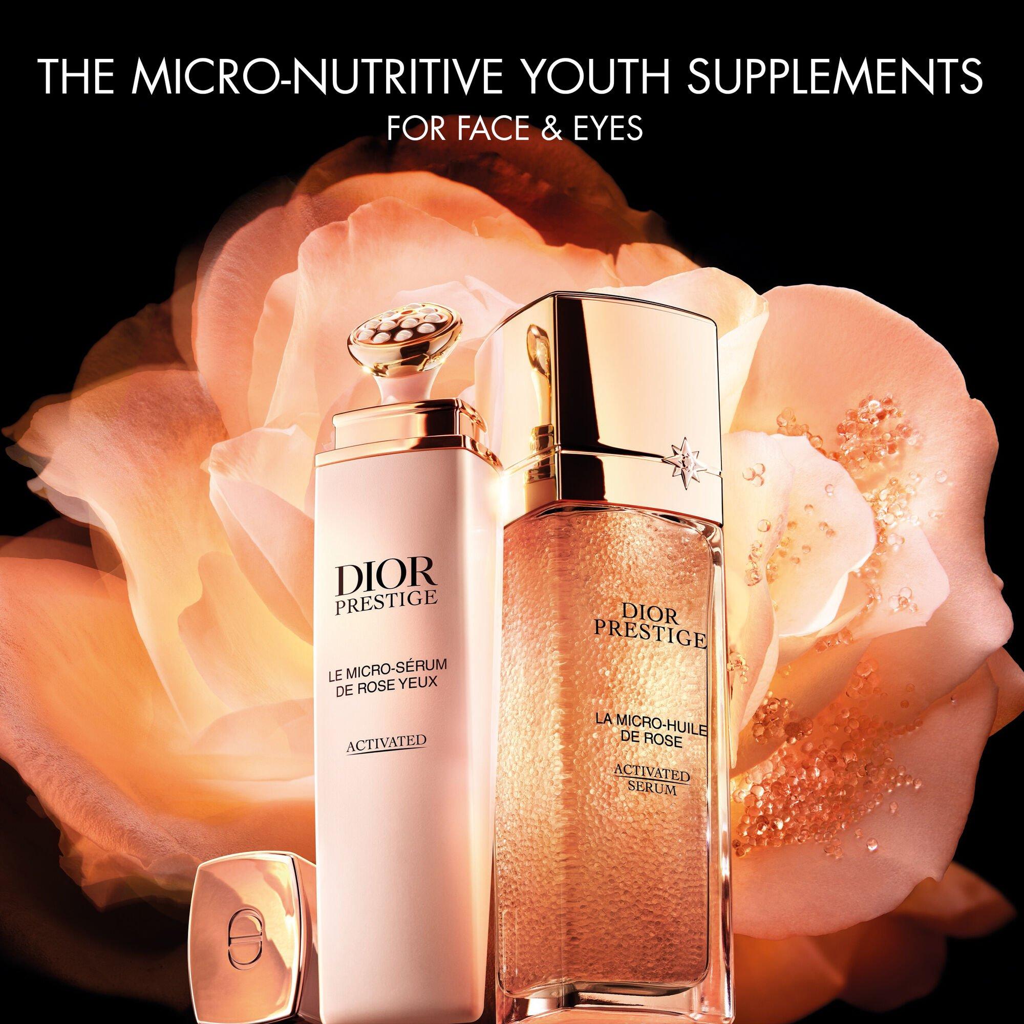 Clear - DIOR - Dior Prestige Le Micro-Serum de Rose Yeux Activated Regenerating Eye Serum - 5