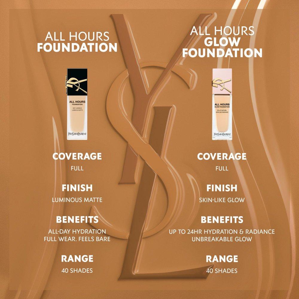 LC6.5 - Yves Saint Laurent - ALL HOURS GLOW FOUNDATION - 7