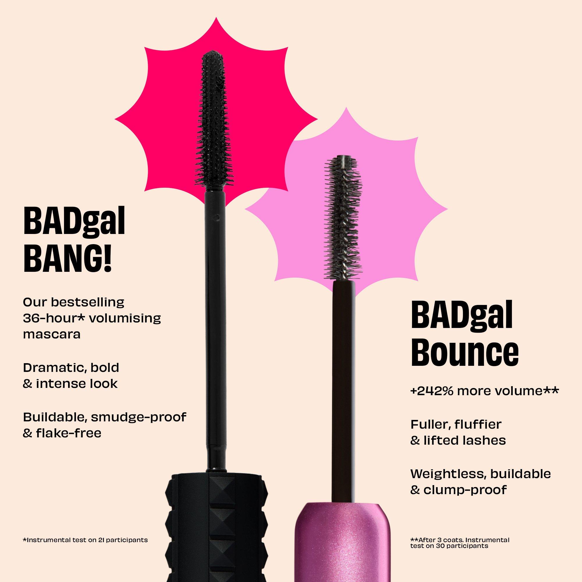 Multi - Benefit - BADgal Party Co (worth £30) BADgal BANG! Bounce Volumising Mini Mascara Duo Stocking Filler Gift Set - 6