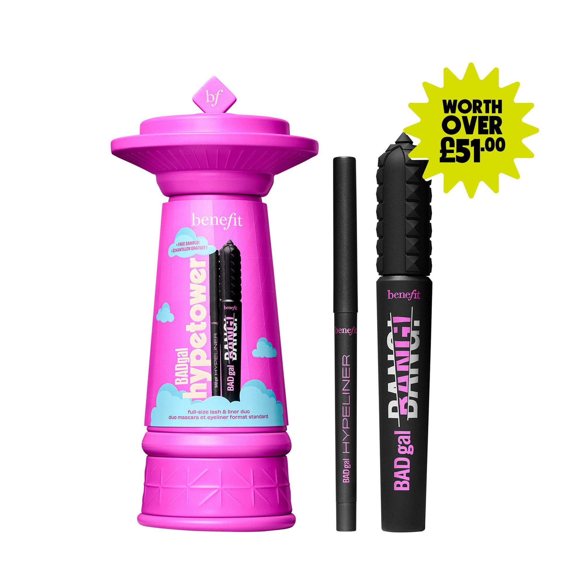 Multi - Benefit - BADgal Hypetower (worth £51) BADgal BANG! Mascara & Black Eyeliner Duo Gift Set - 5