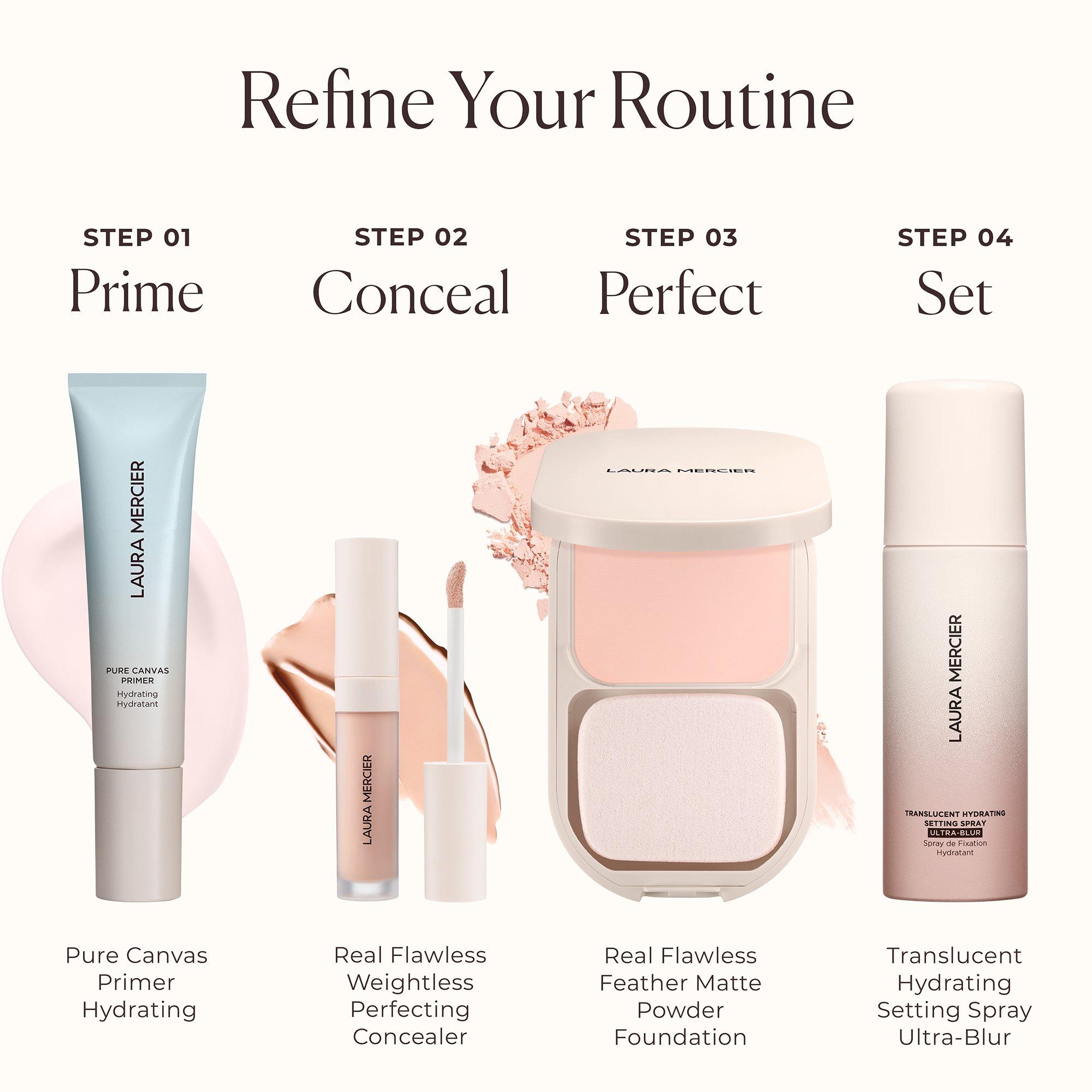 0N Chantilly  - Laura Mercier - Real Flawless Feathermatte Powder Foundation - 8