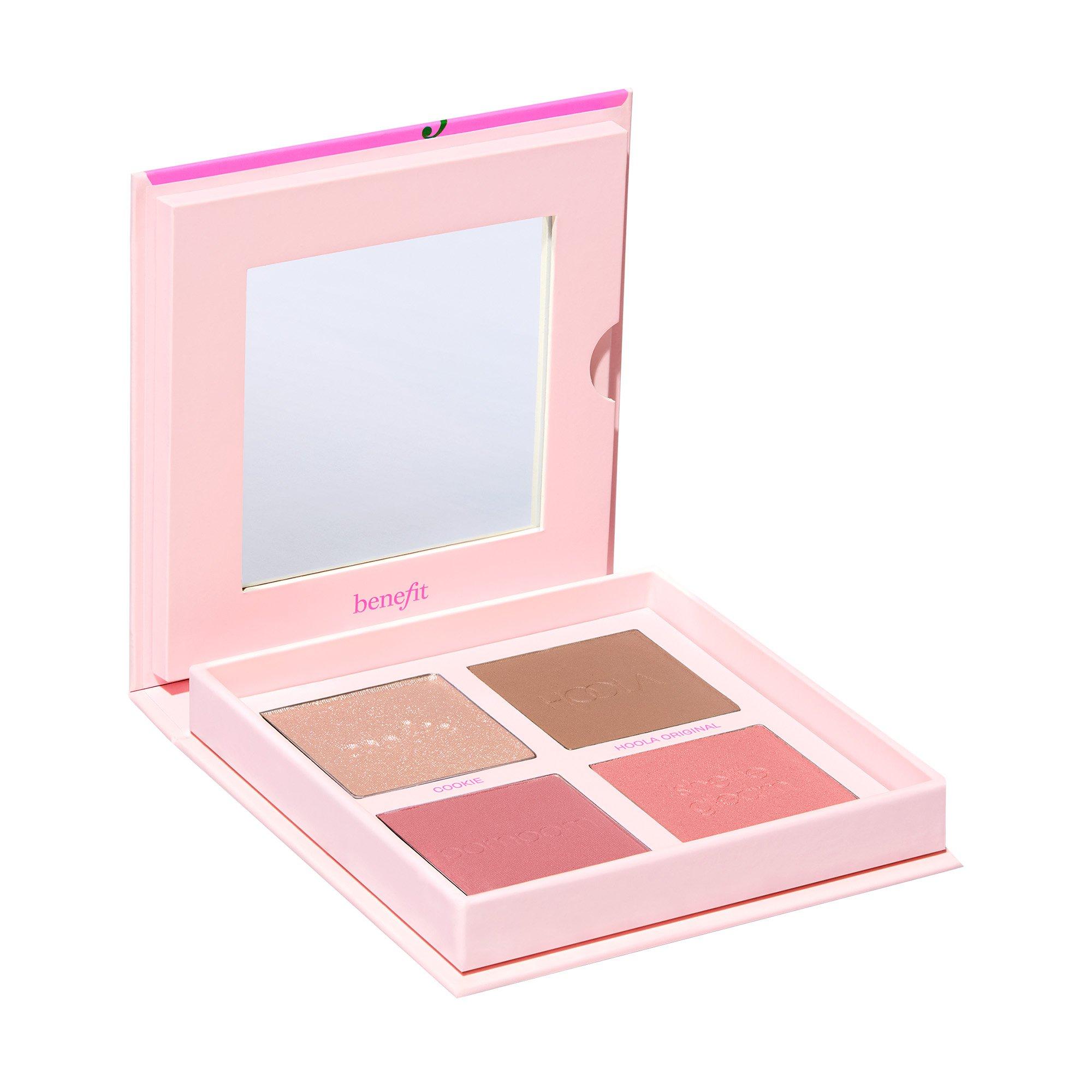 Multi - Benefit - Cheek Buds Limited Edition Hoola Bronzer Blush and Highlighter Face Palette - 4