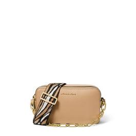 MICHAEL Michael Kors Jet Set Small Pebbled Leather Double Zip Camera Bag