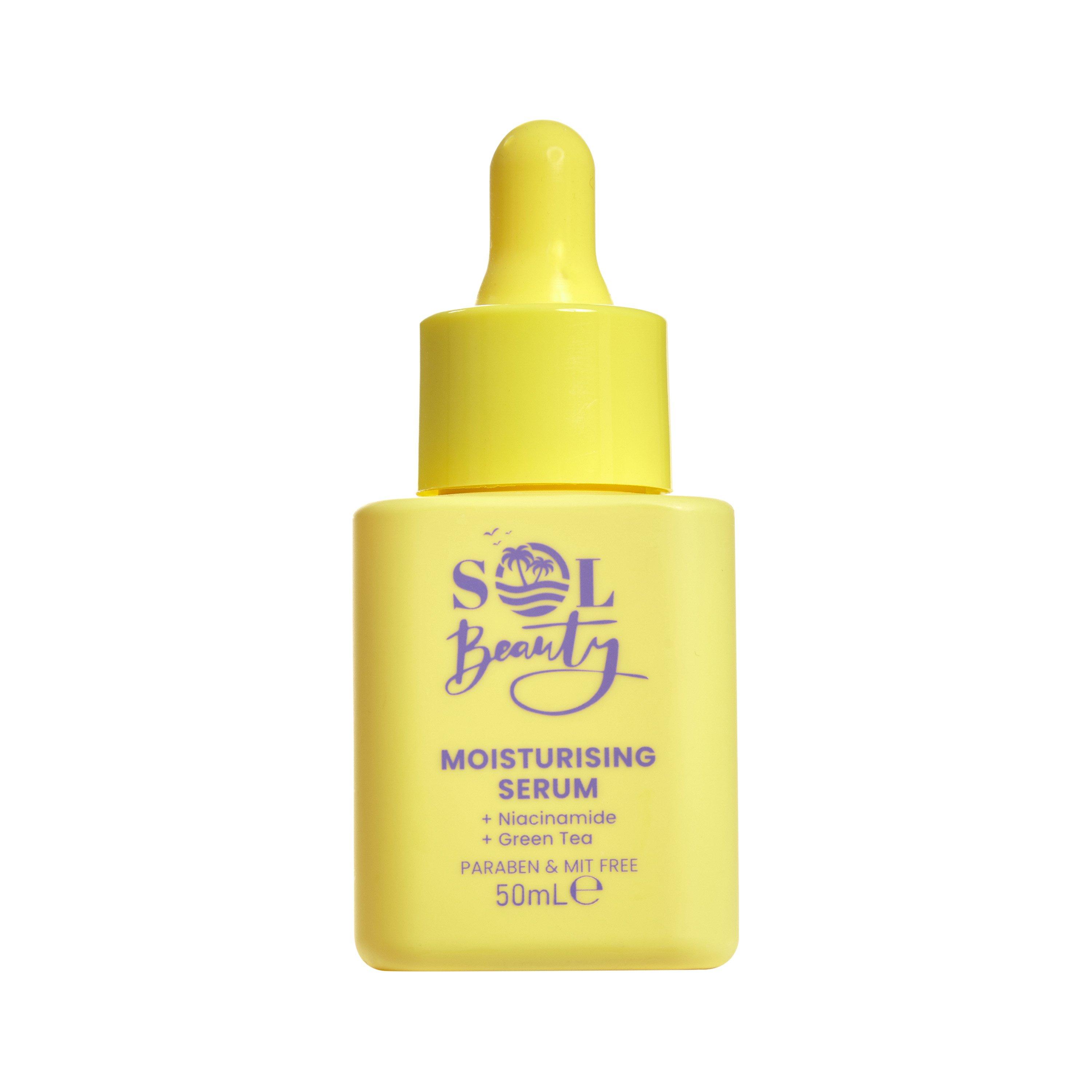 50ml - Sol Beauty - 50ml Moisturising Serum with Niacinamide & Green Tea - 1
