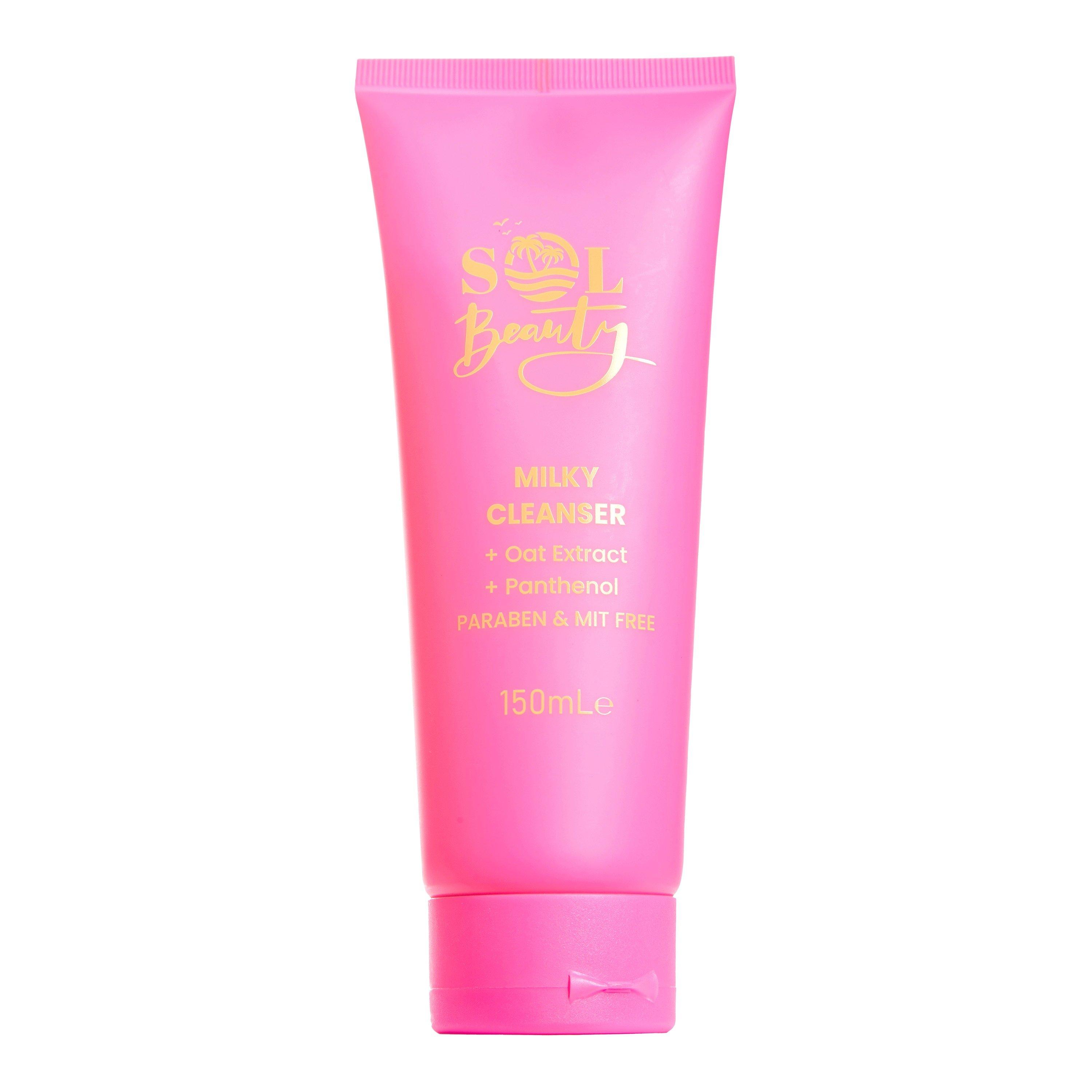 Sol Beauty Women's Skincare Milky Cleanser With Oat Extract & Panthenol 150Ml