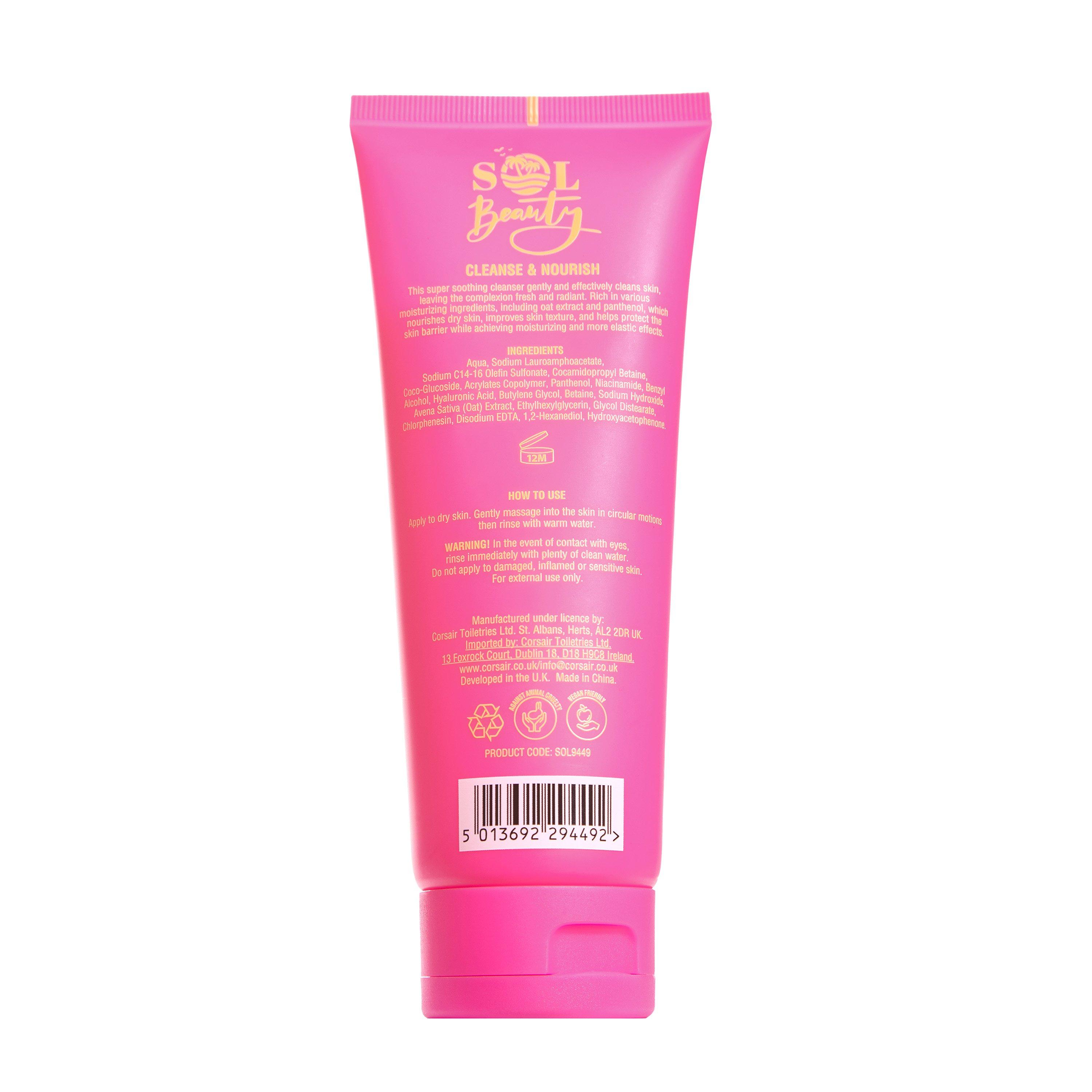 150ml - Sol Beauty - Skincare 150ml Milky Cleanser with Oat Extract & Panthenol - 3