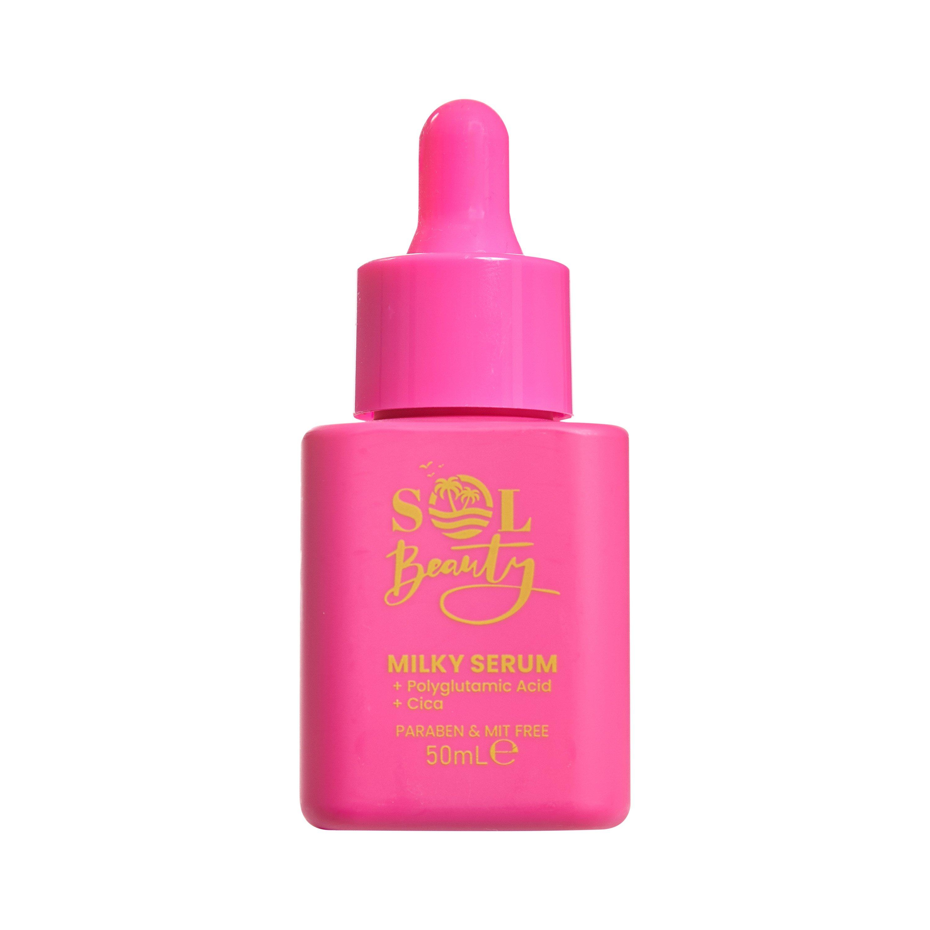 50ml - Sol Beauty - 50ml Milky Serum with Polyglumatic Acid and Cica - 1