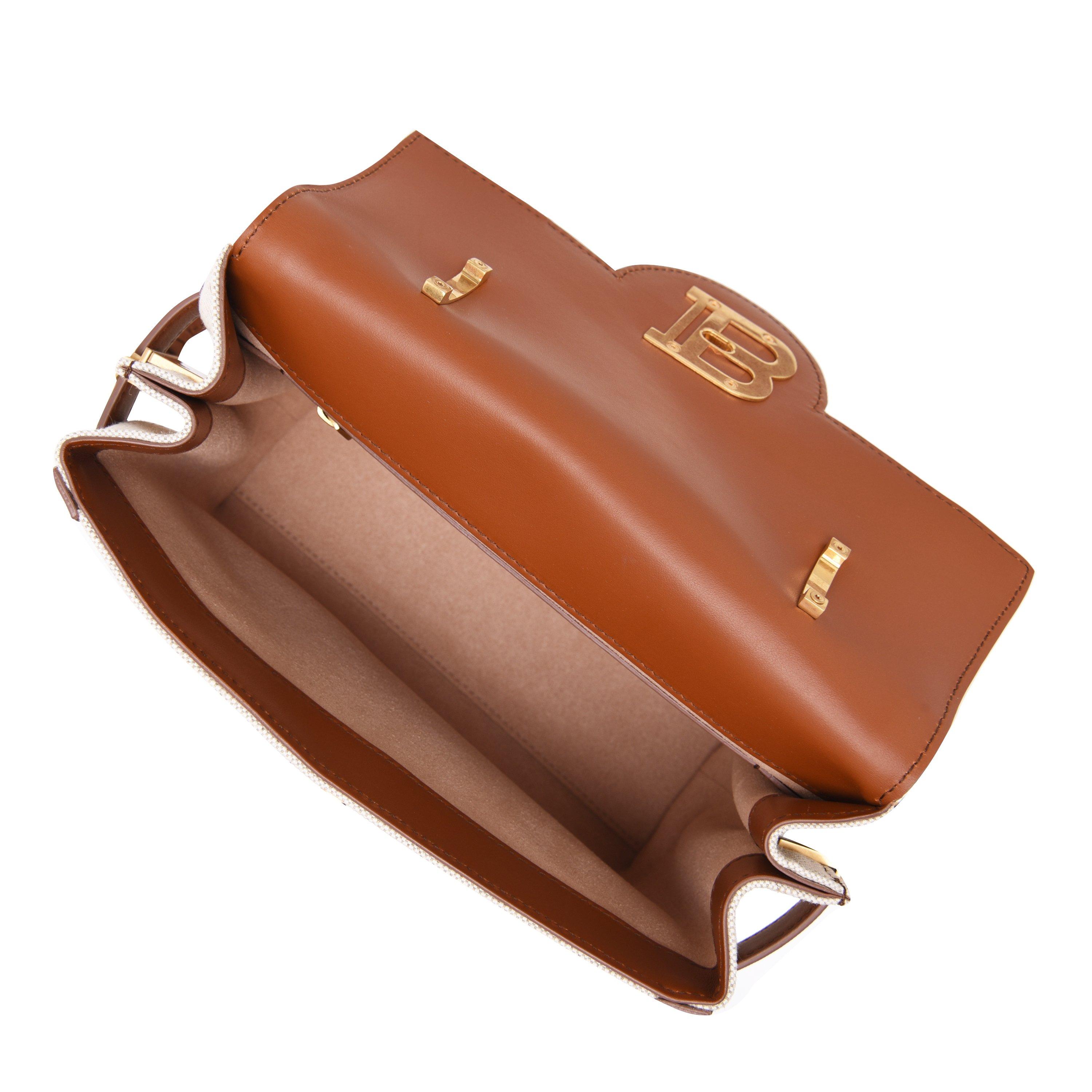 Nat/Brwn - Balmain - Bbuzz 23 Canvas Bag - 5