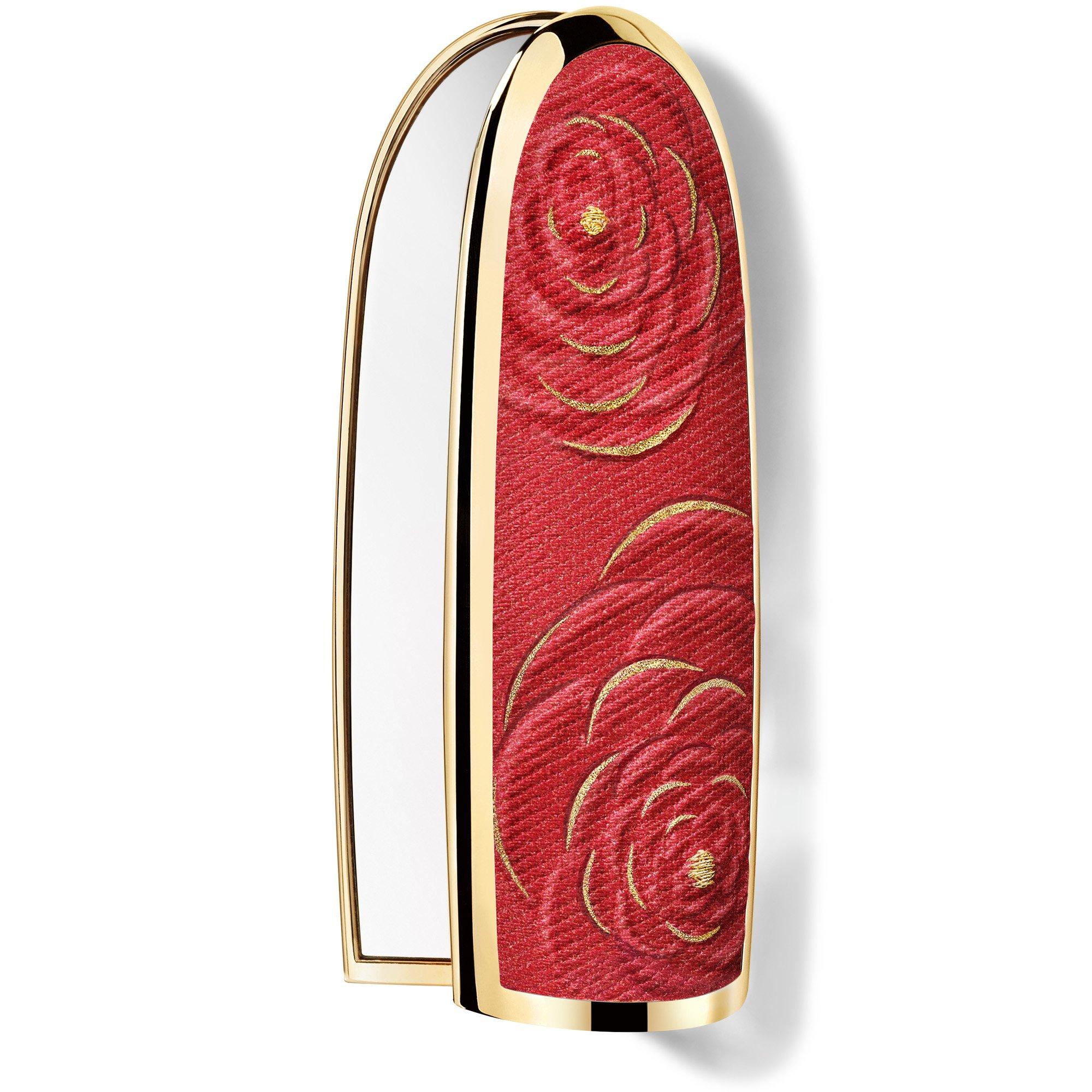Red Rose - Guerlain - Rouge G Blooming Denim The double mirror jewel case - Limited Edition - 1