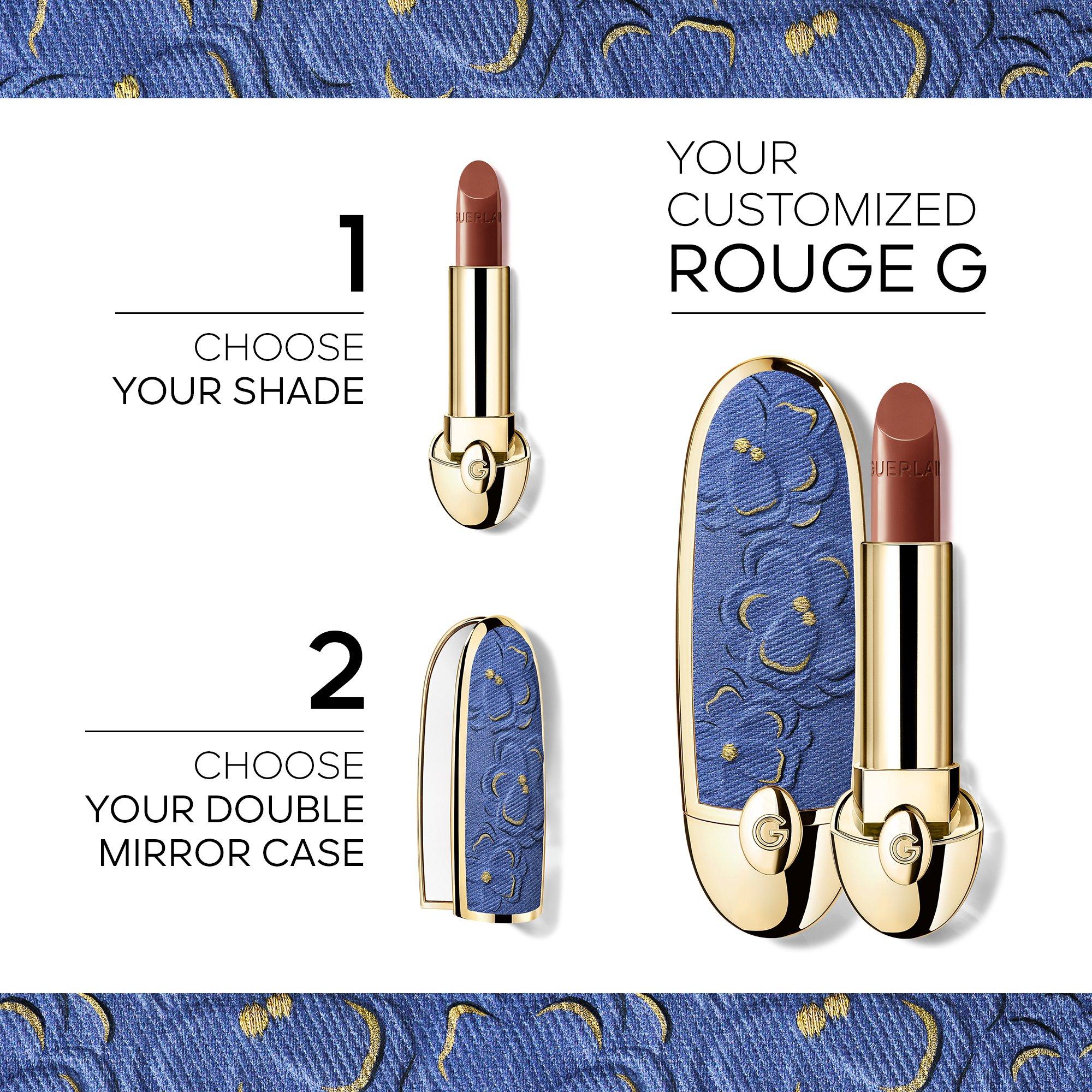 DenimFlora - Guerlain - Rouge G Blooming Denim The double mirror jewel case - Limited Edition - 2
