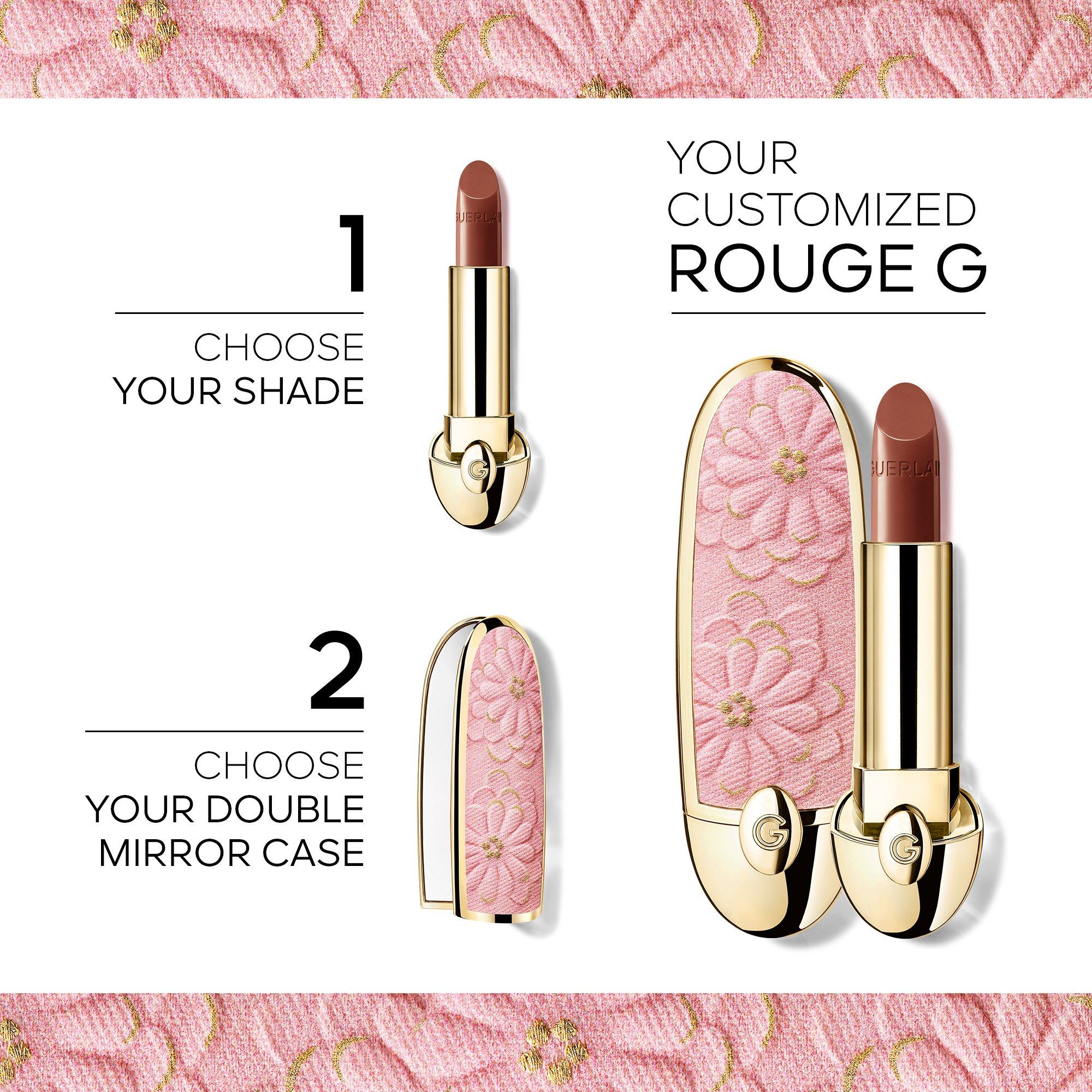 Cherry Blossom - Guerlain - Rouge G Blooming Denim The double mirror jewel case - Limited Edition - 2